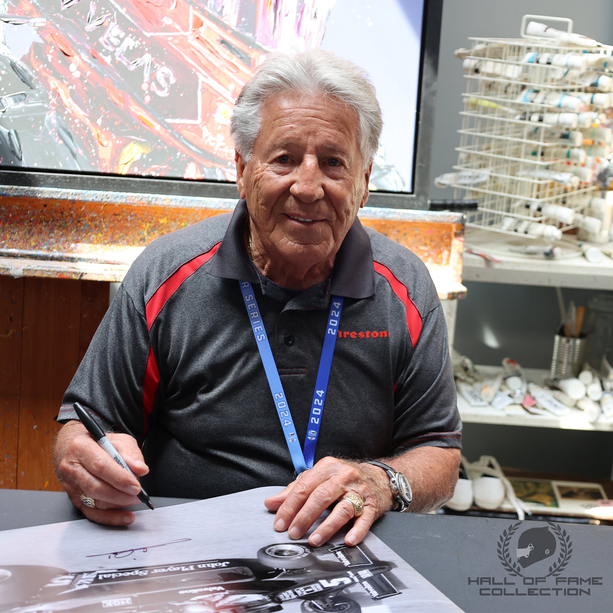 1978 Mario Andretti Signed Lotus 78 F1 Monaco Grand Prix World Champion 16x20" Limited Edition /25 Framed Photo