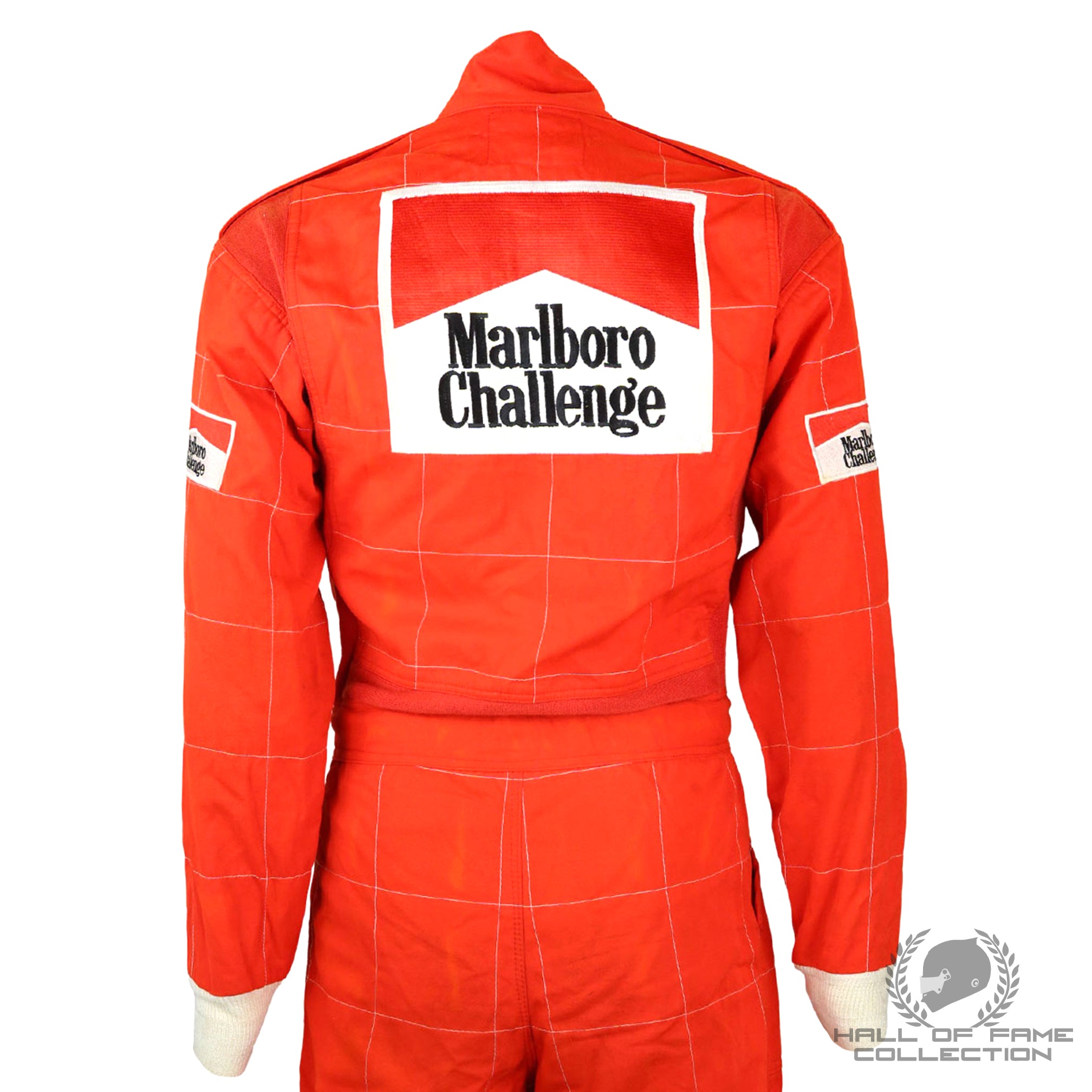 1988 Derek Daly Signed Marlboro Challenge Race Used Raynor Motorsports IndyCar Suit + Media Guide Handbook