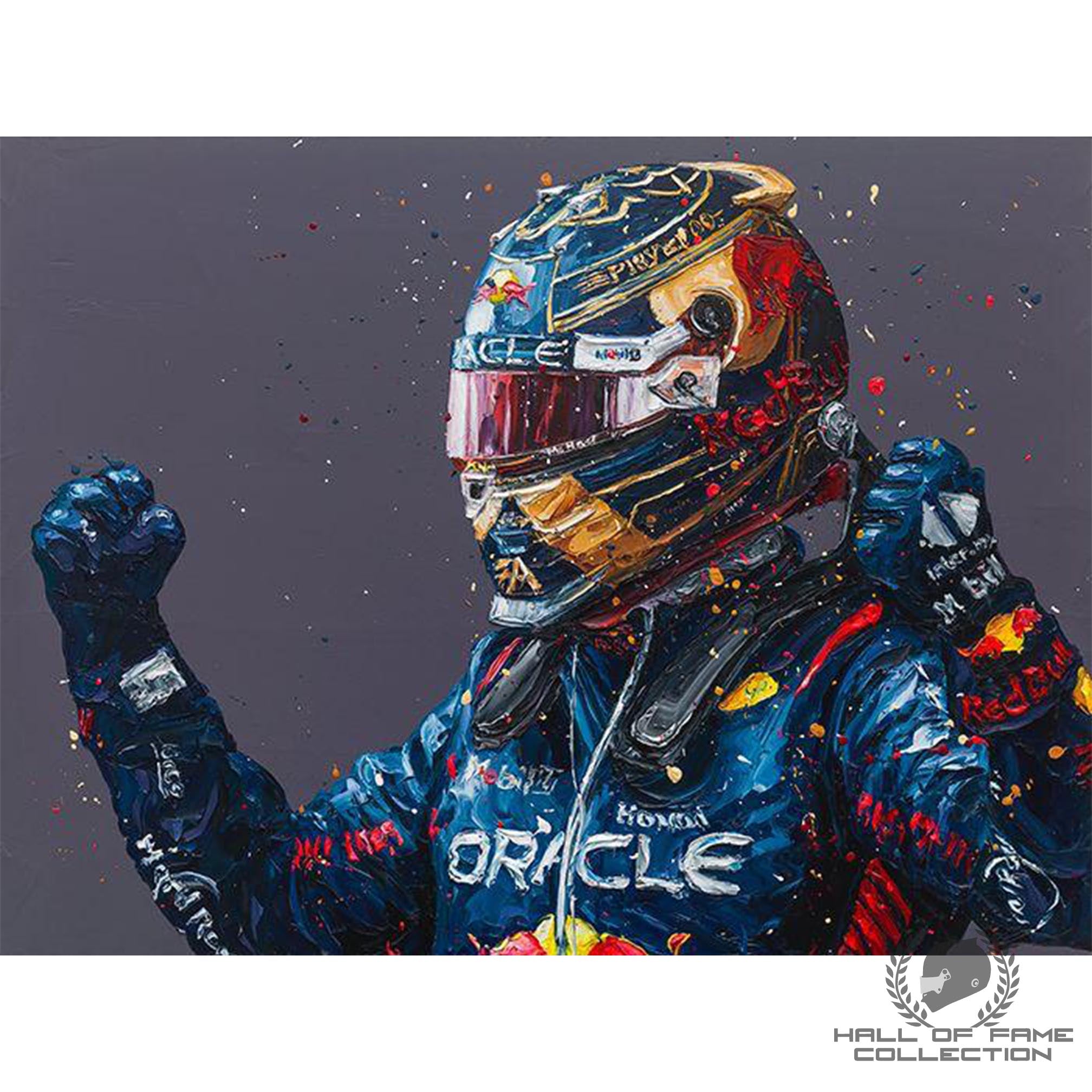 Max Verstappen Wins F1 Title 2023 Paul Oz Artwork