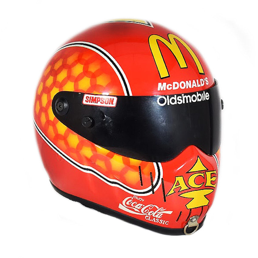 1992 Ed ‘The Ace’ McCulloch McDonalds Top Fuel race used helmet