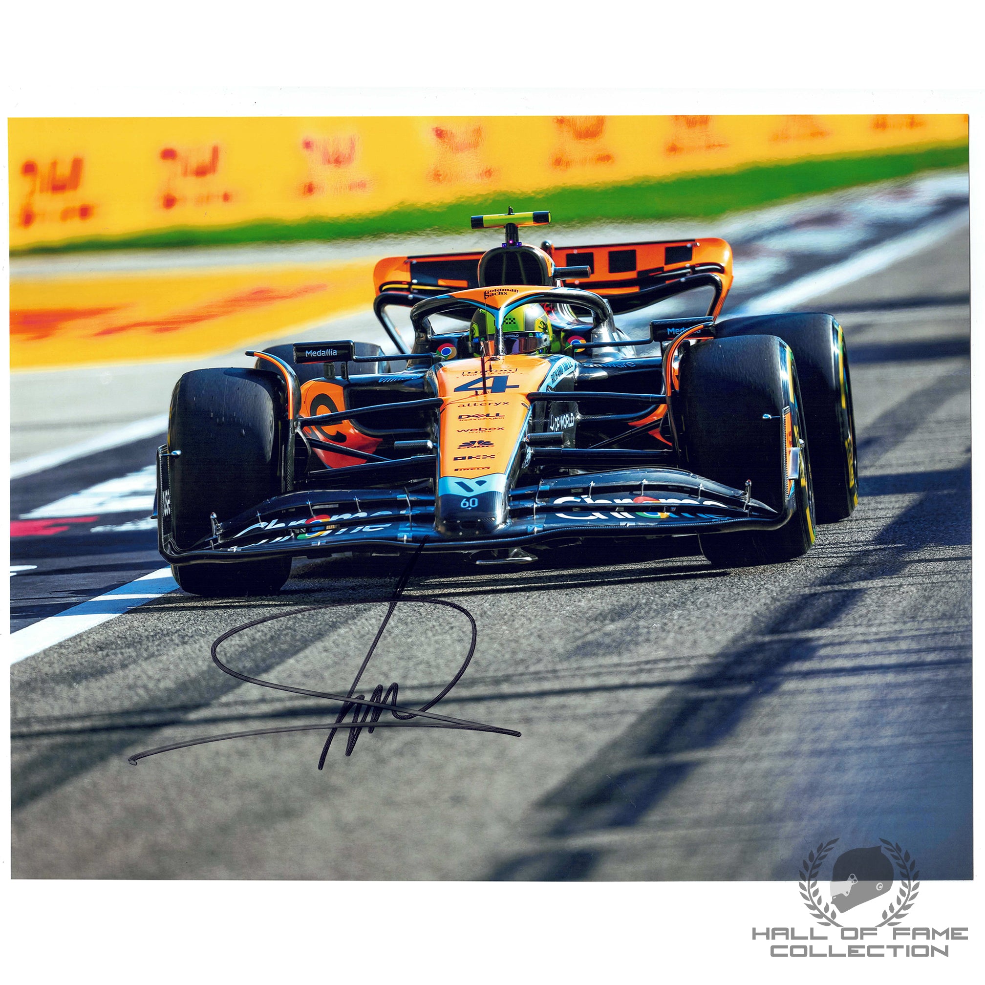 2023  Lando Norris Signed 8x10 McLaren F1 Photo 1 of 25