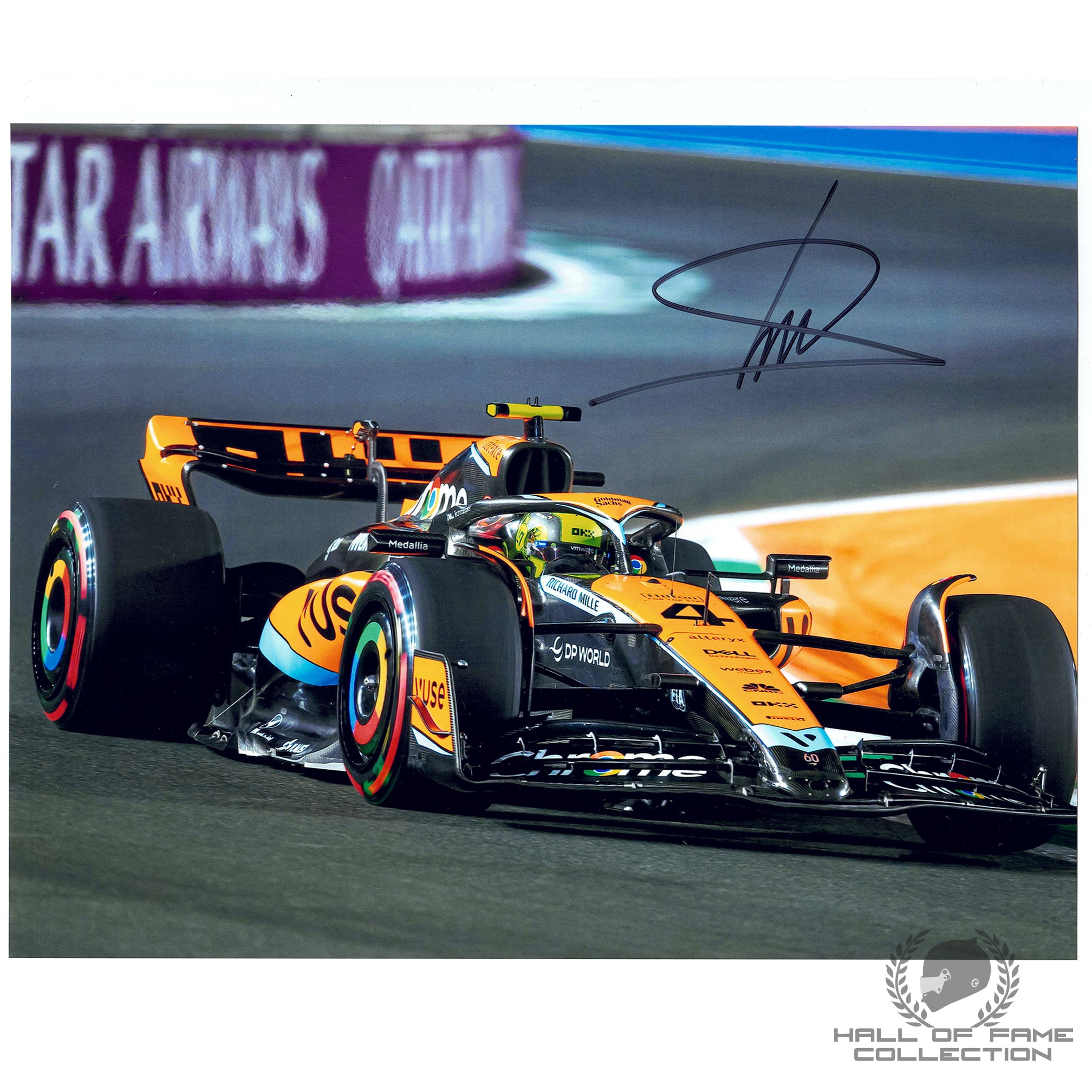 2023 Lando Norris Signed McLaren F1 8x10 Collector Set: Photo #1 Limited Edition of 25