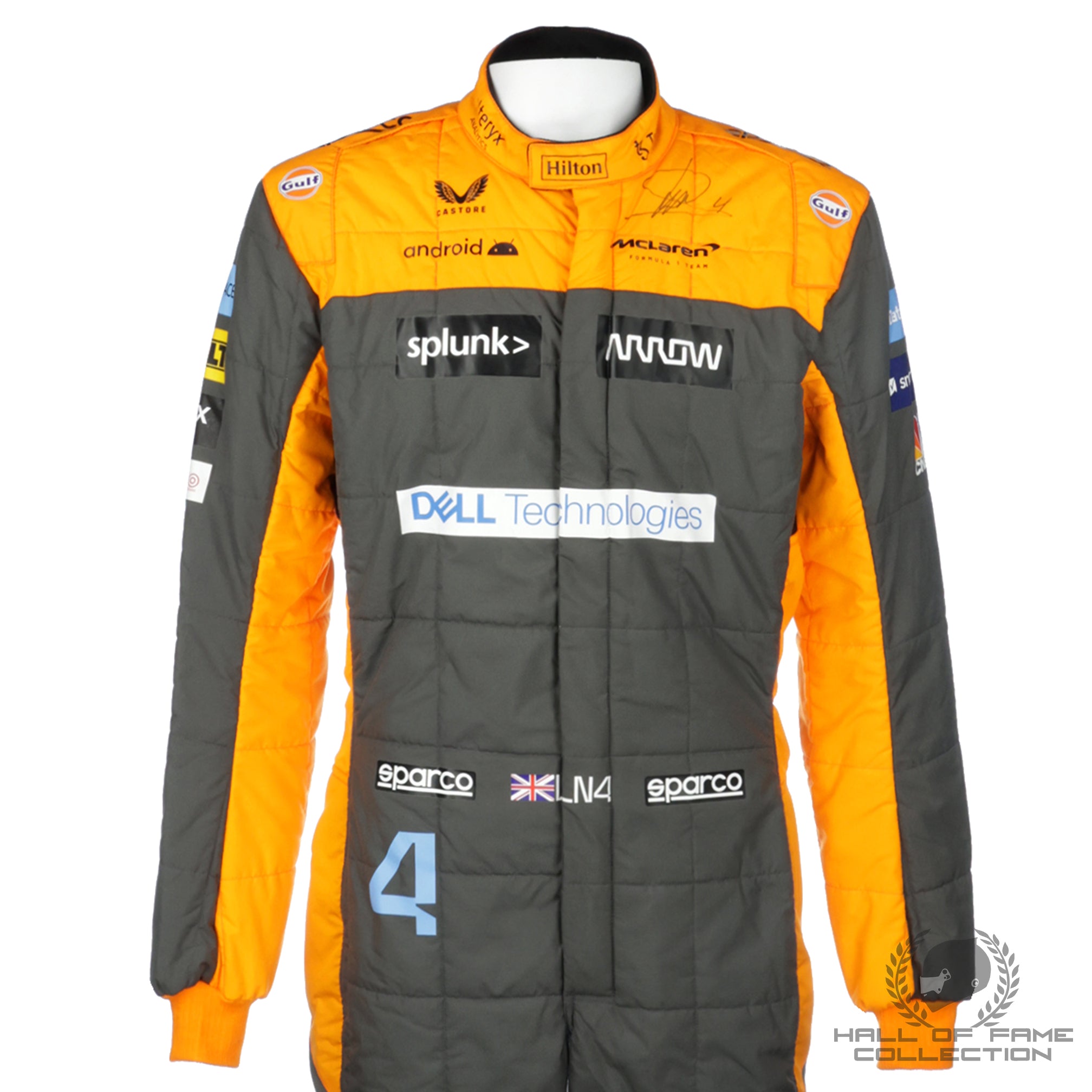 2022 Lando Norris Signed Official Replica McLaren F1 Suit