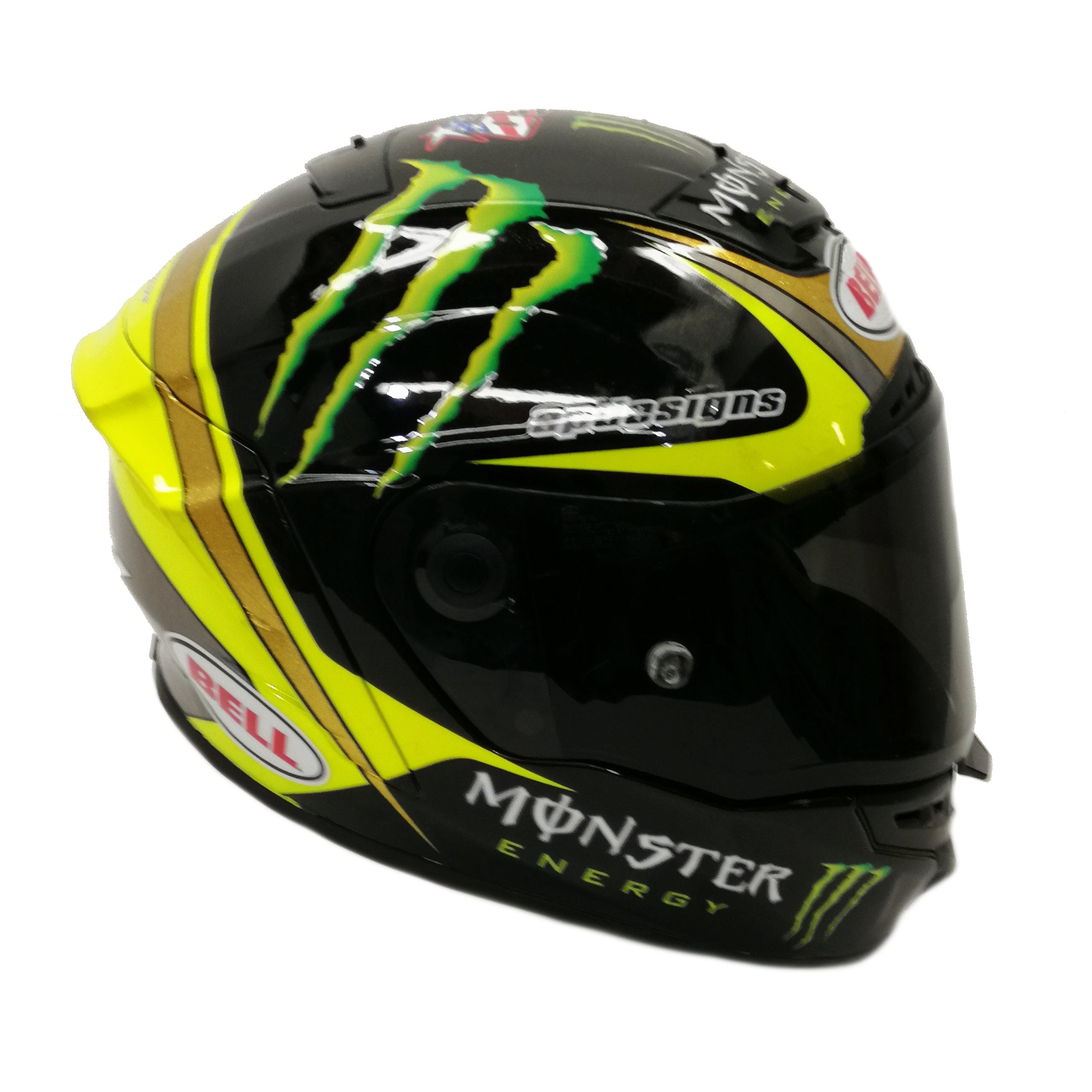 2019 Jared Mees Signed Race Used Daytona Flat Track Helmet