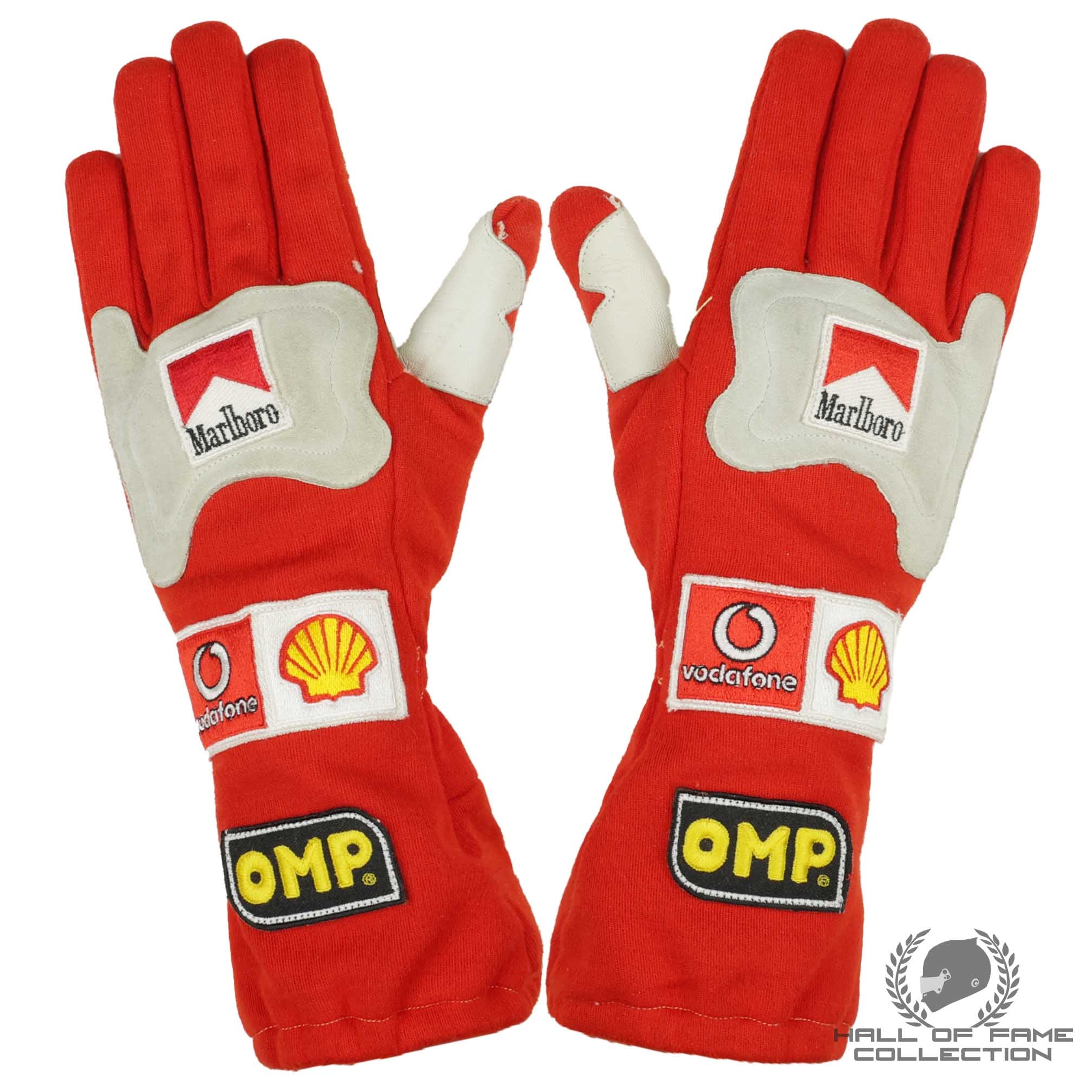 2005 Michael Schumacher Signed Original Scuderia Ferrari F1 Gloves