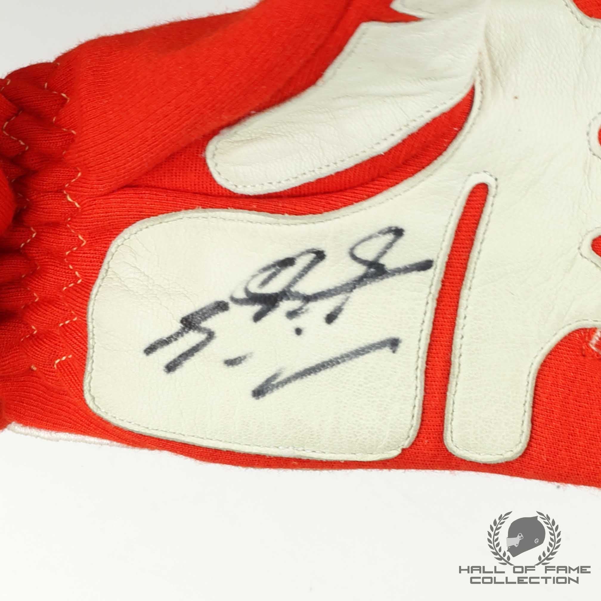 2005 Michael Schumacher Signed Original Scuderia Ferrari F1 Gloves