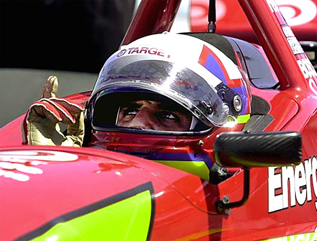 1999 Juan Pablo Montoya Signed Race Win Long Beach GP CART Gloves