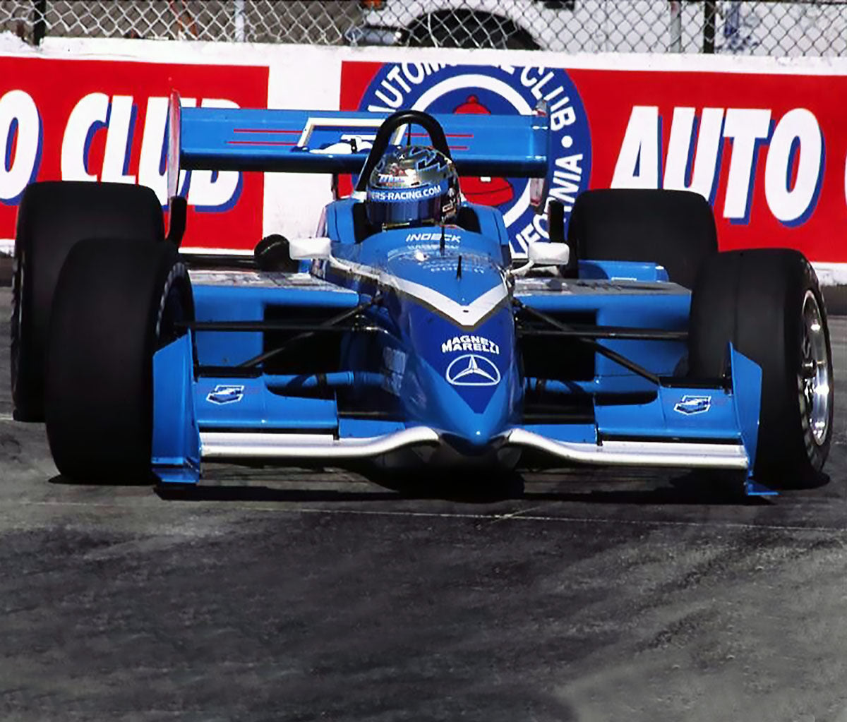 1999 Greg Moore Race Used Player's-Forsythe Racing Visor