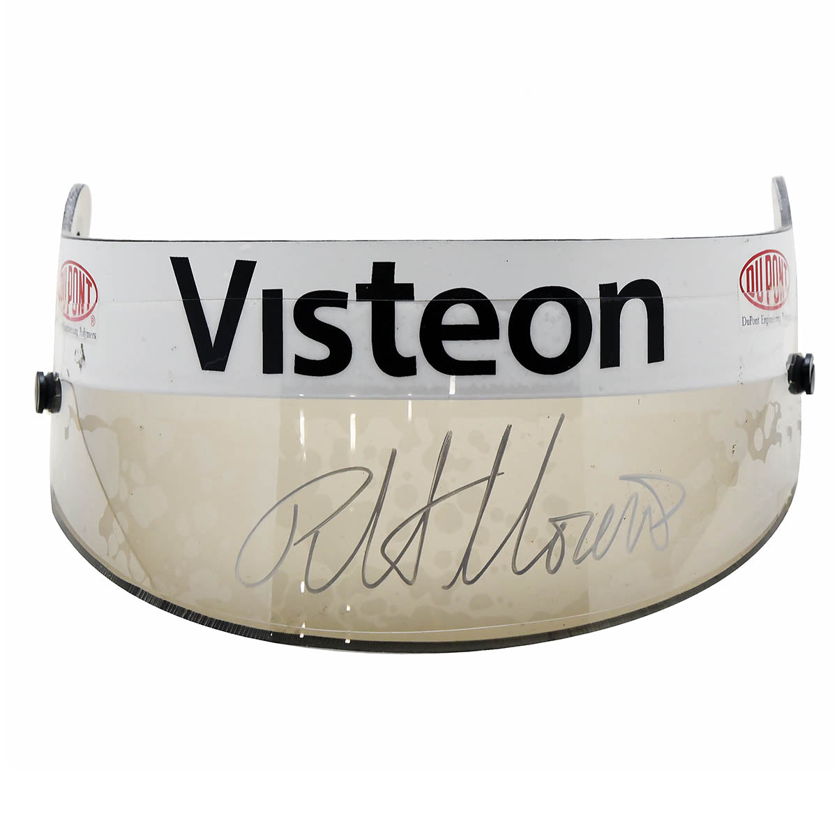 2000 Roberto Moreno Signed Race Used Patrick Racing CART IndyCar Visor