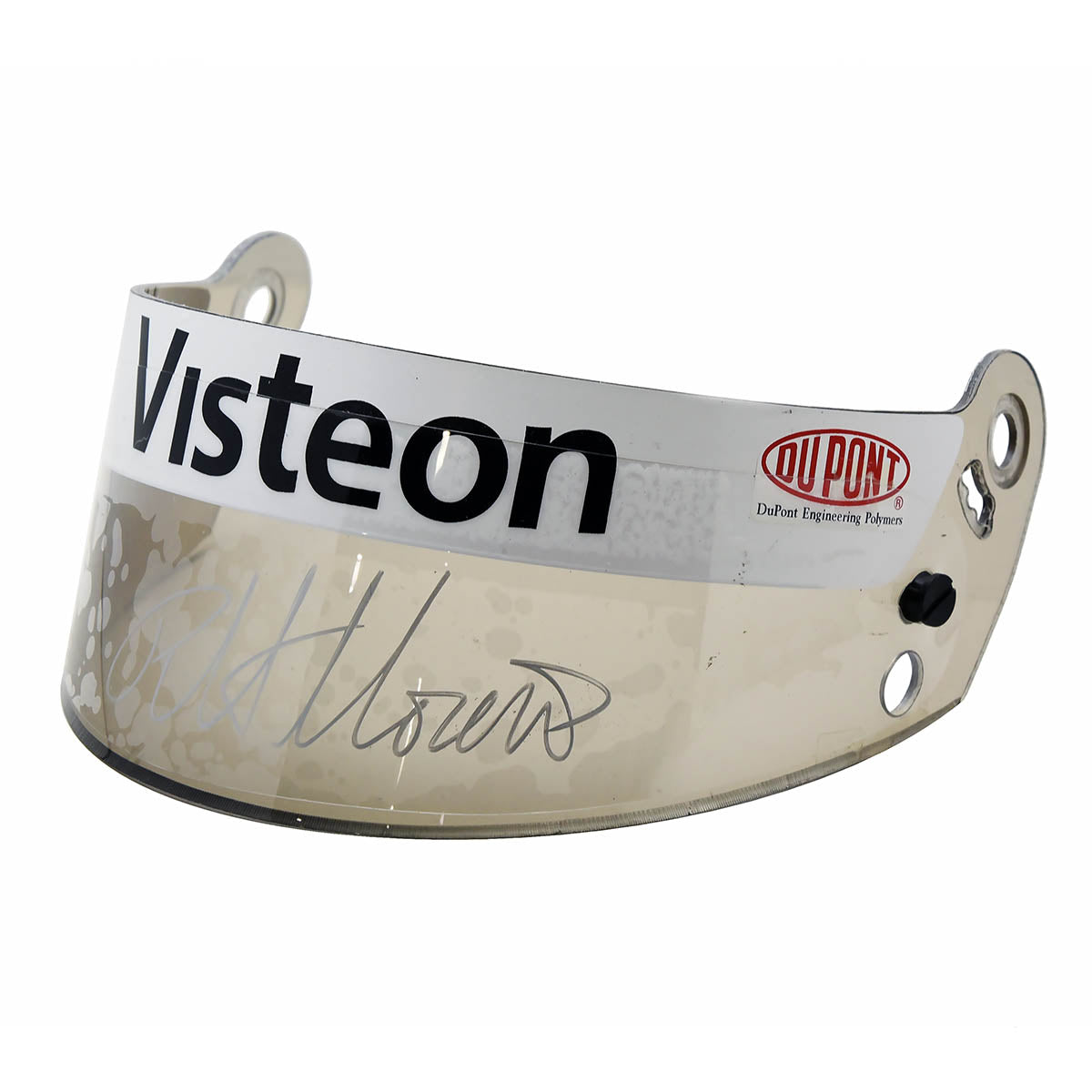 2000 Roberto Moreno Signed Race Used Patrick Racing CART IndyCar Visor