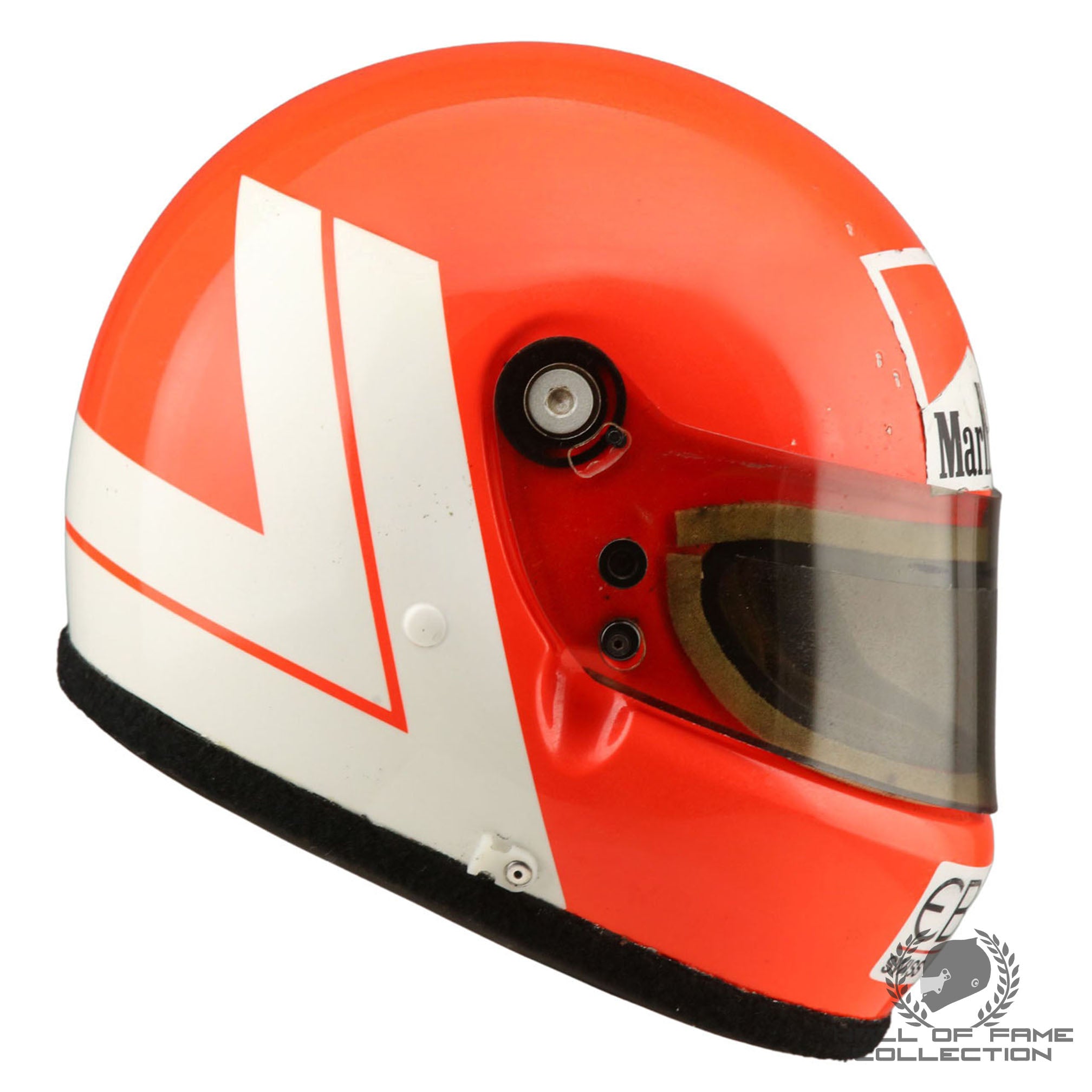 1983 Niki Lauda Race Used Marlboro McLaren F1 Helmet