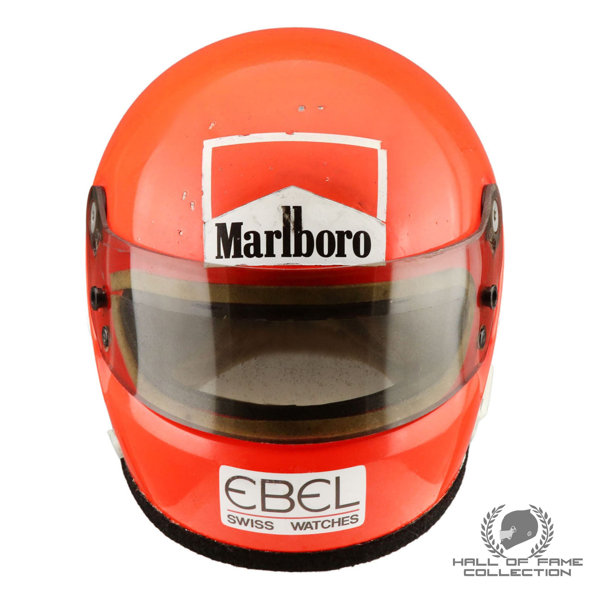 1983 Niki Lauda Race Used Marlboro McLaren F1 Helmet