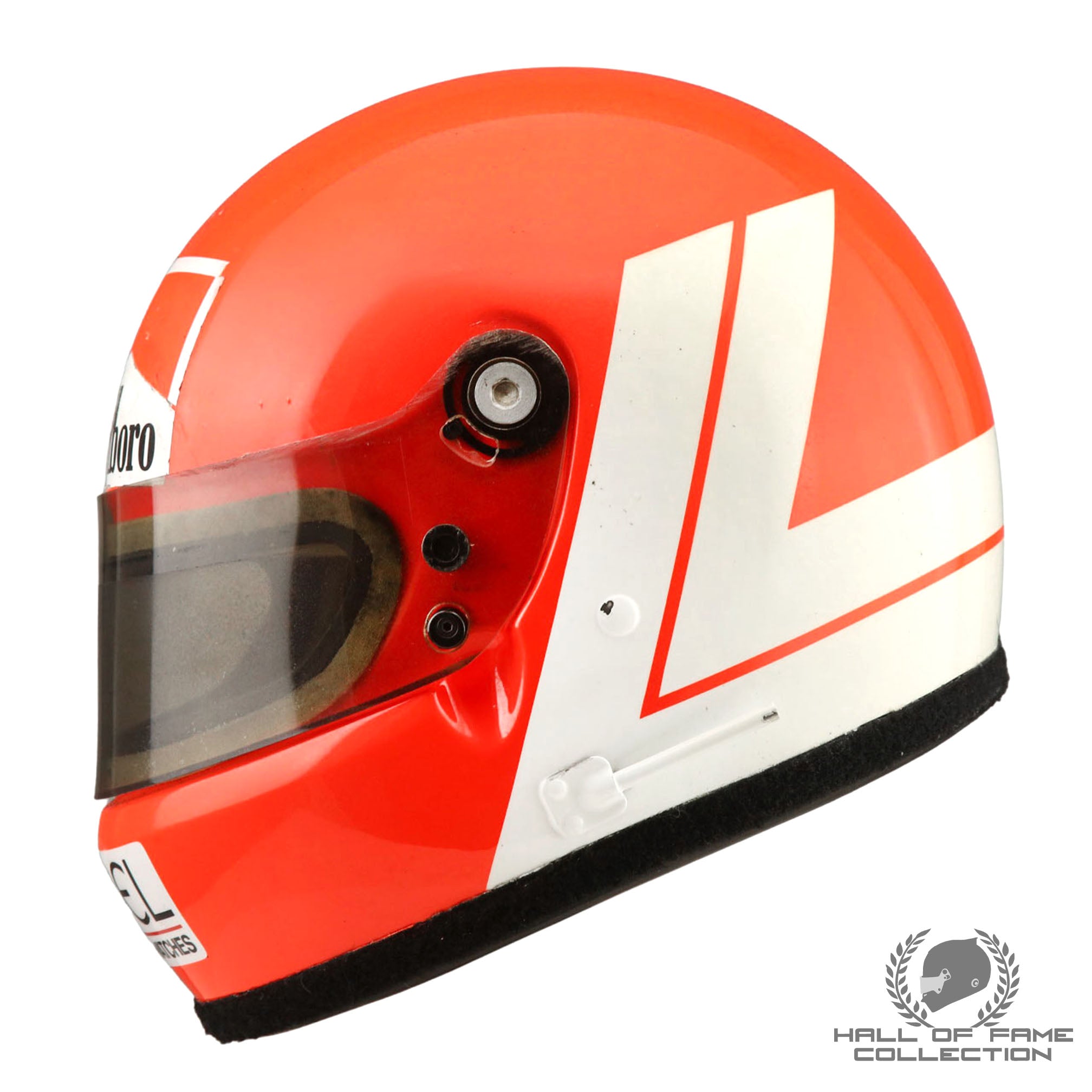 1983 Niki Lauda Race Used Marlboro McLaren F1 Helmet