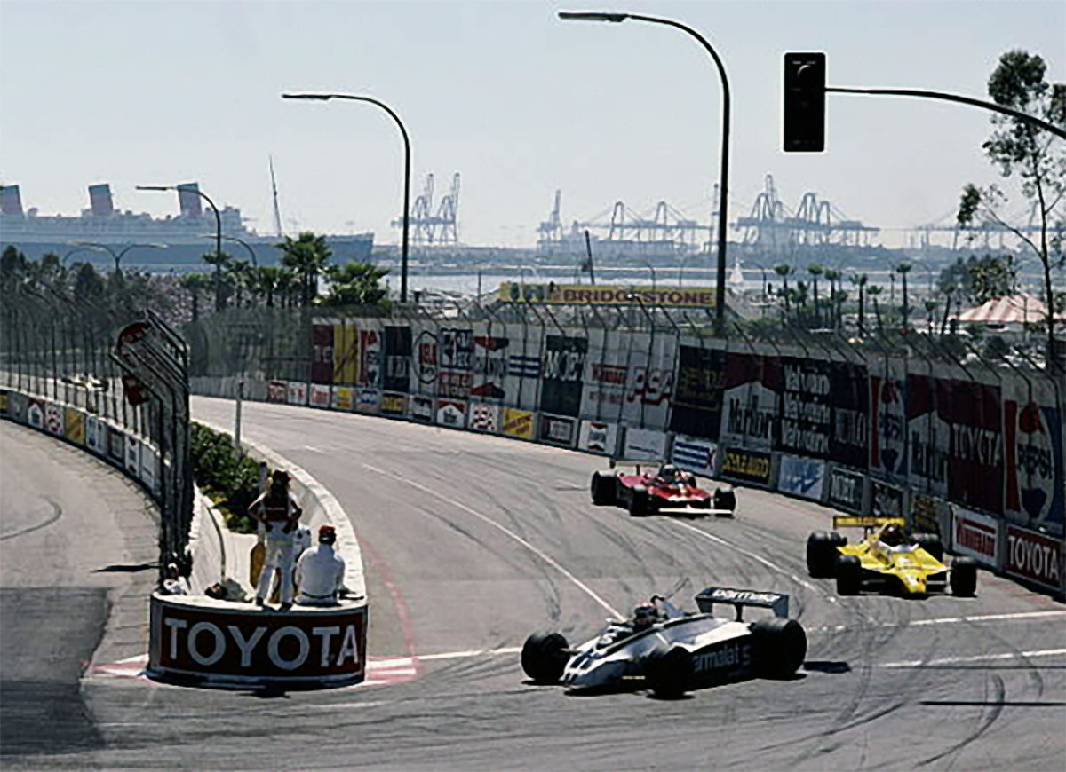 1980 Nelson Piquet Long Beach Grand Prix Original Ron Burton Artwork