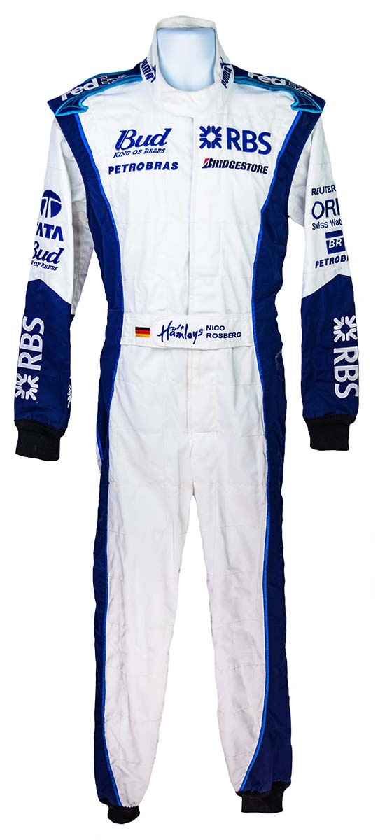 2006 Nico Rosberg Promotional Used Williams F1 Suit