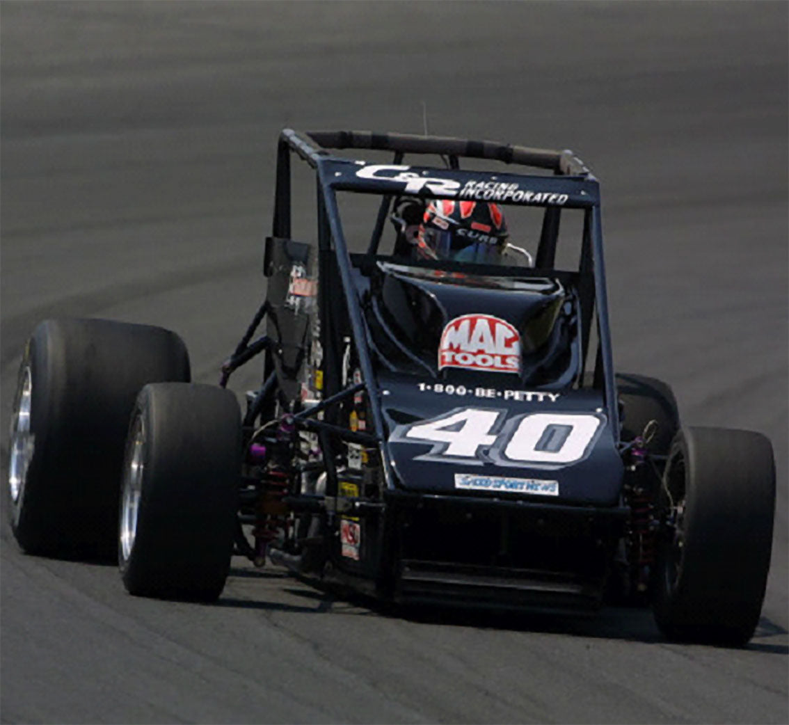 2001 Brad Noffsinger Race Used USAC Midget Car Helmet