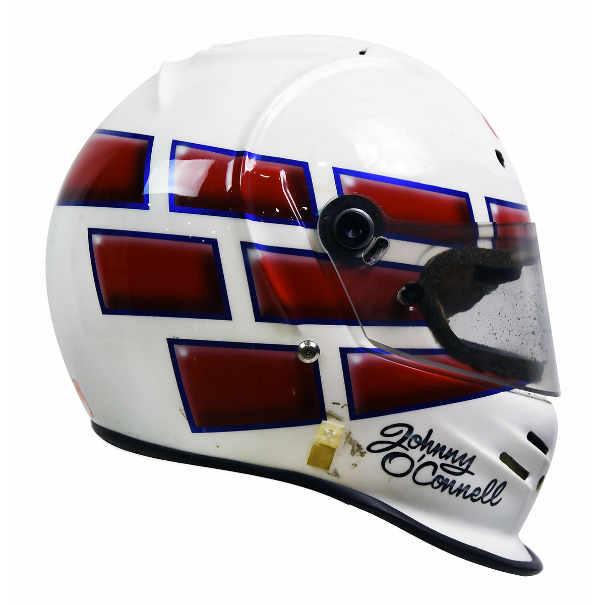 1996/97 Johnny O'Connell Race Used TredwayRacing/Foyt Racing IRL IndyCar helmet