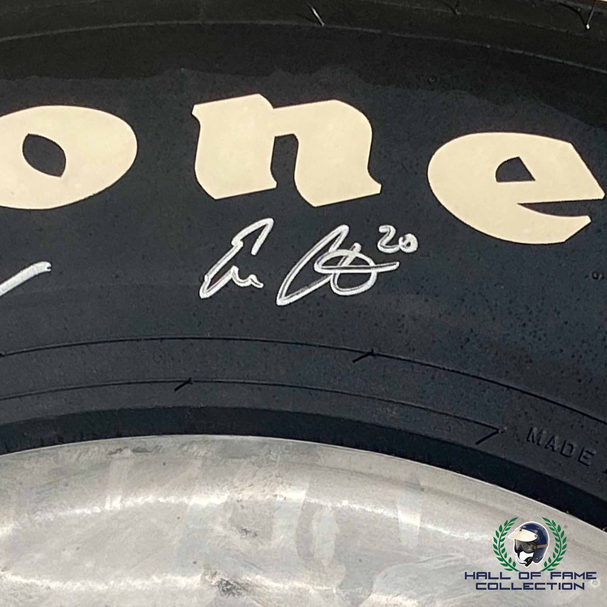 2021 Original IndyCar Multi Signed Wheel and Firestone Tire