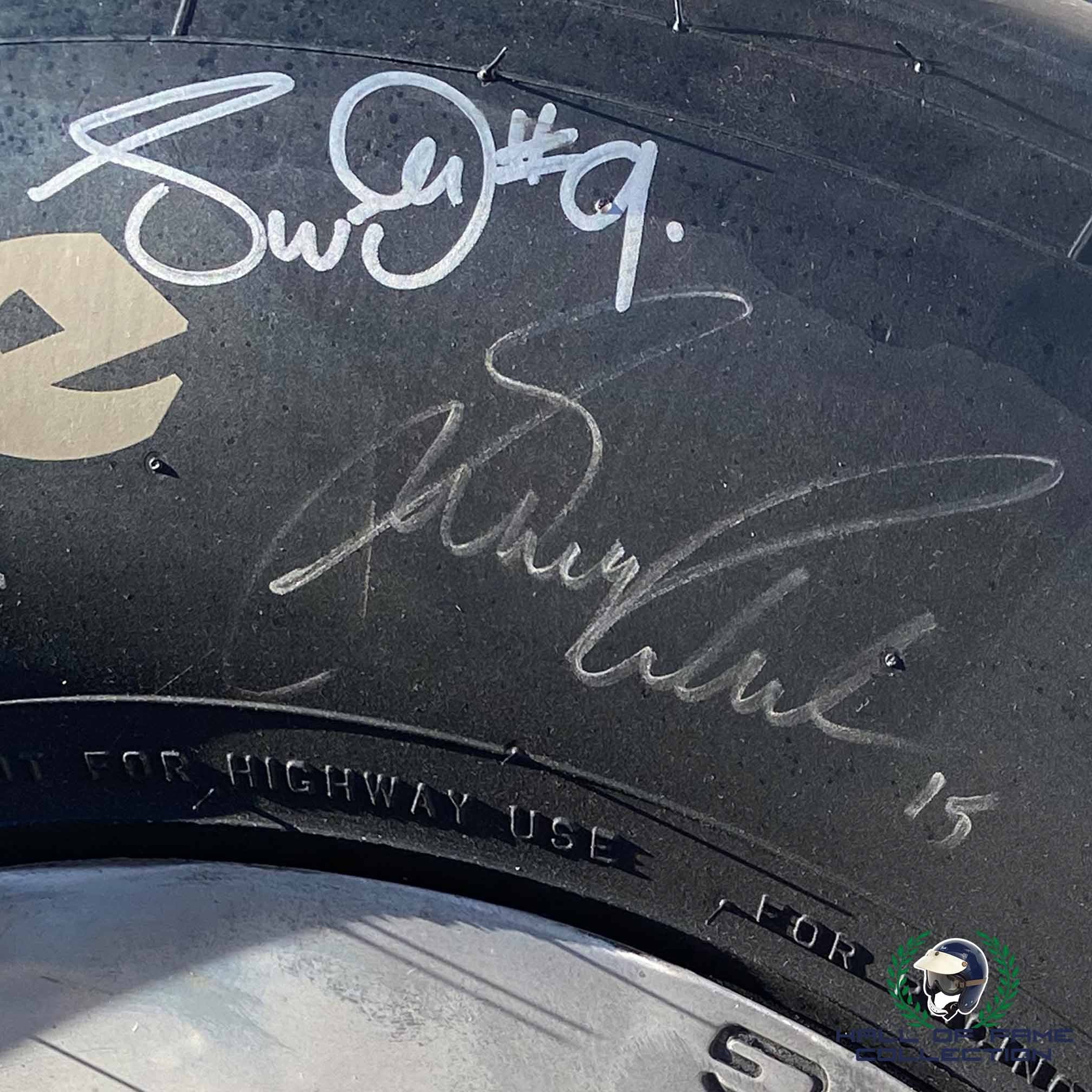 2021 Original IndyCar Multi Signed Wheel and Firestone Tire