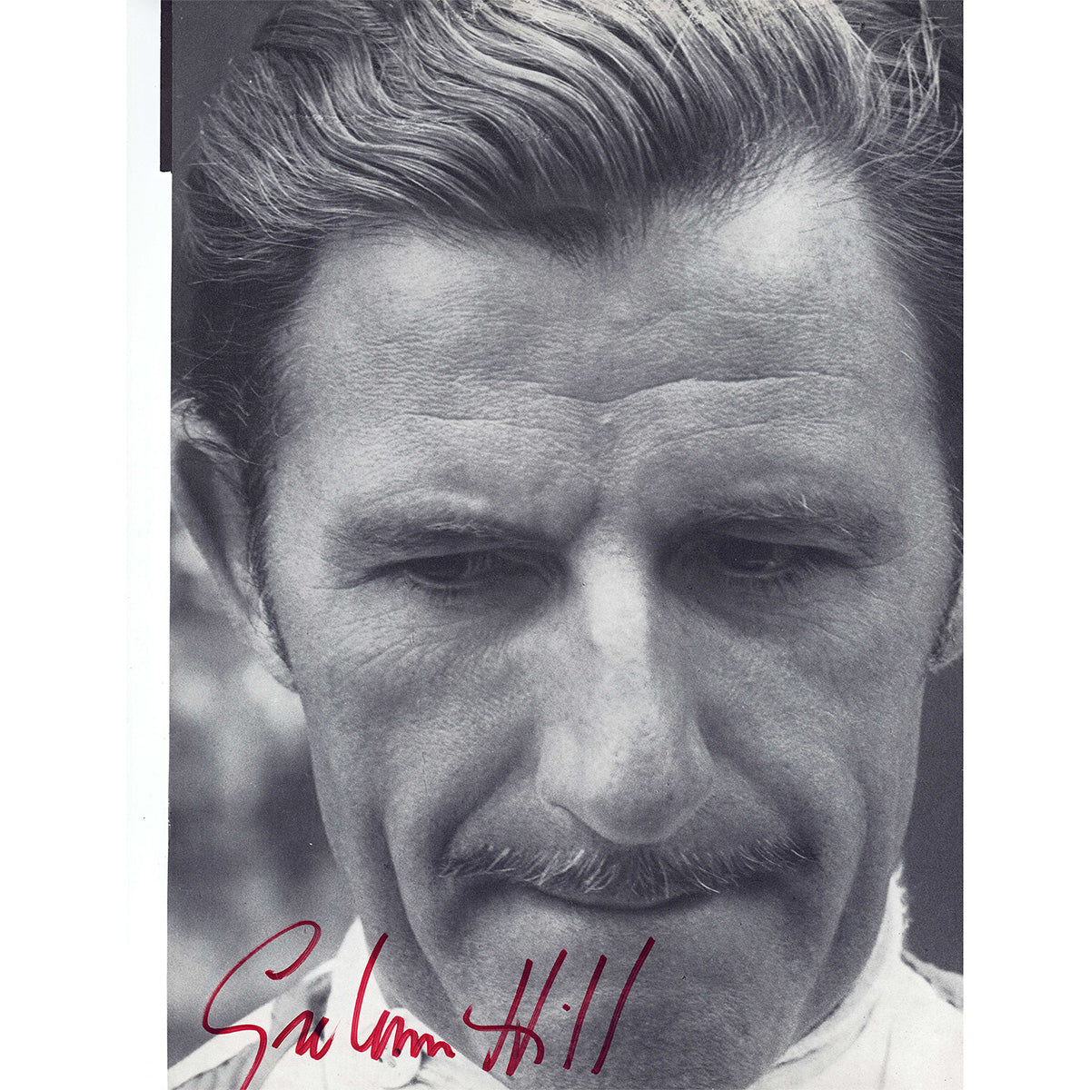 Graham Hill Signed (Denny Hulme Signed other side) 8 x 12 F1 Magazine Page