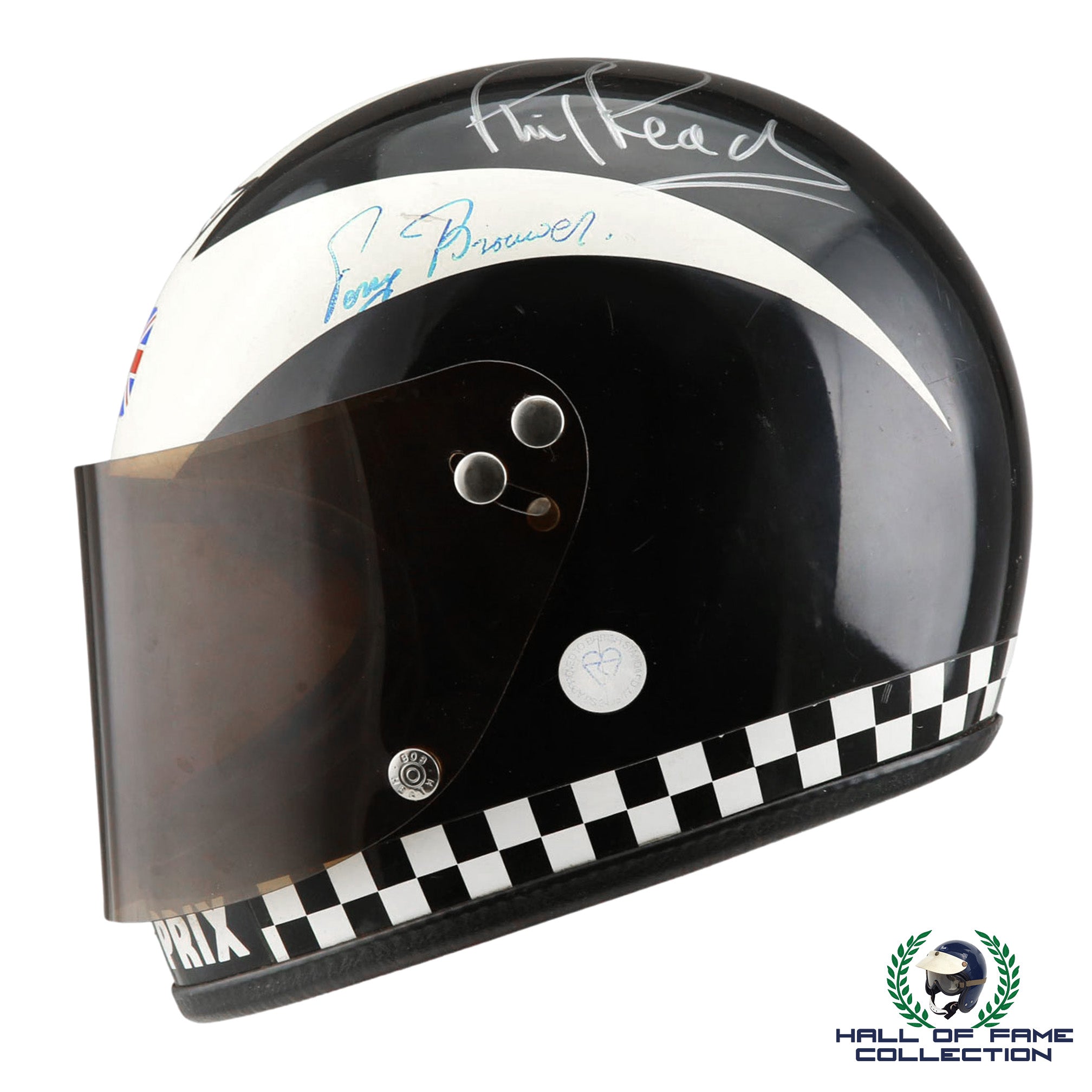 1977 Phil Read Signed Replica Isle of Man TT Helmet