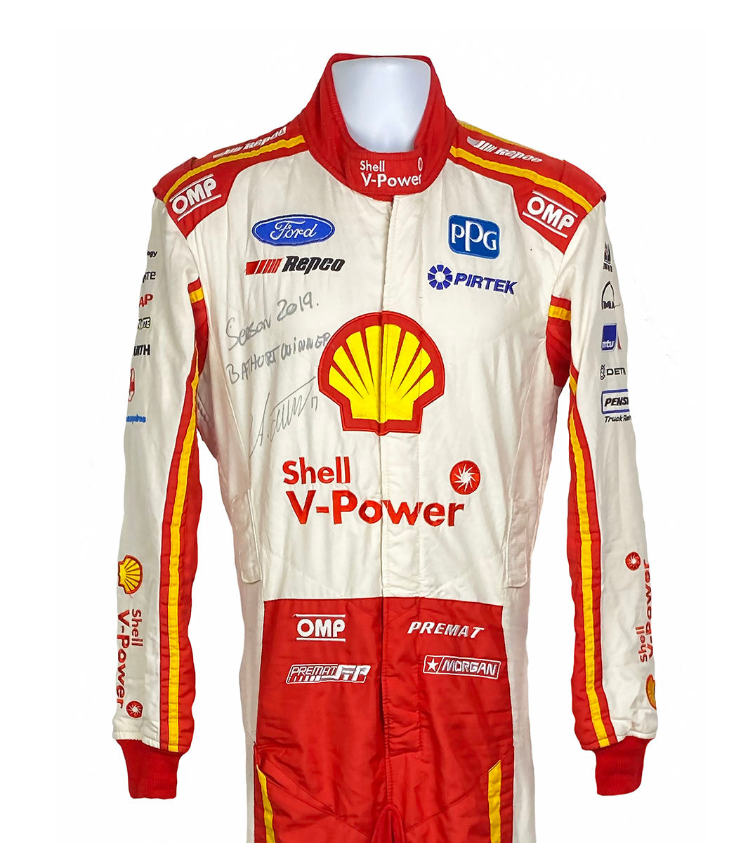 2019 Alexandre Prémat Signed Race Winning Bathurst 1000 DJR/Penske Supercars Suit