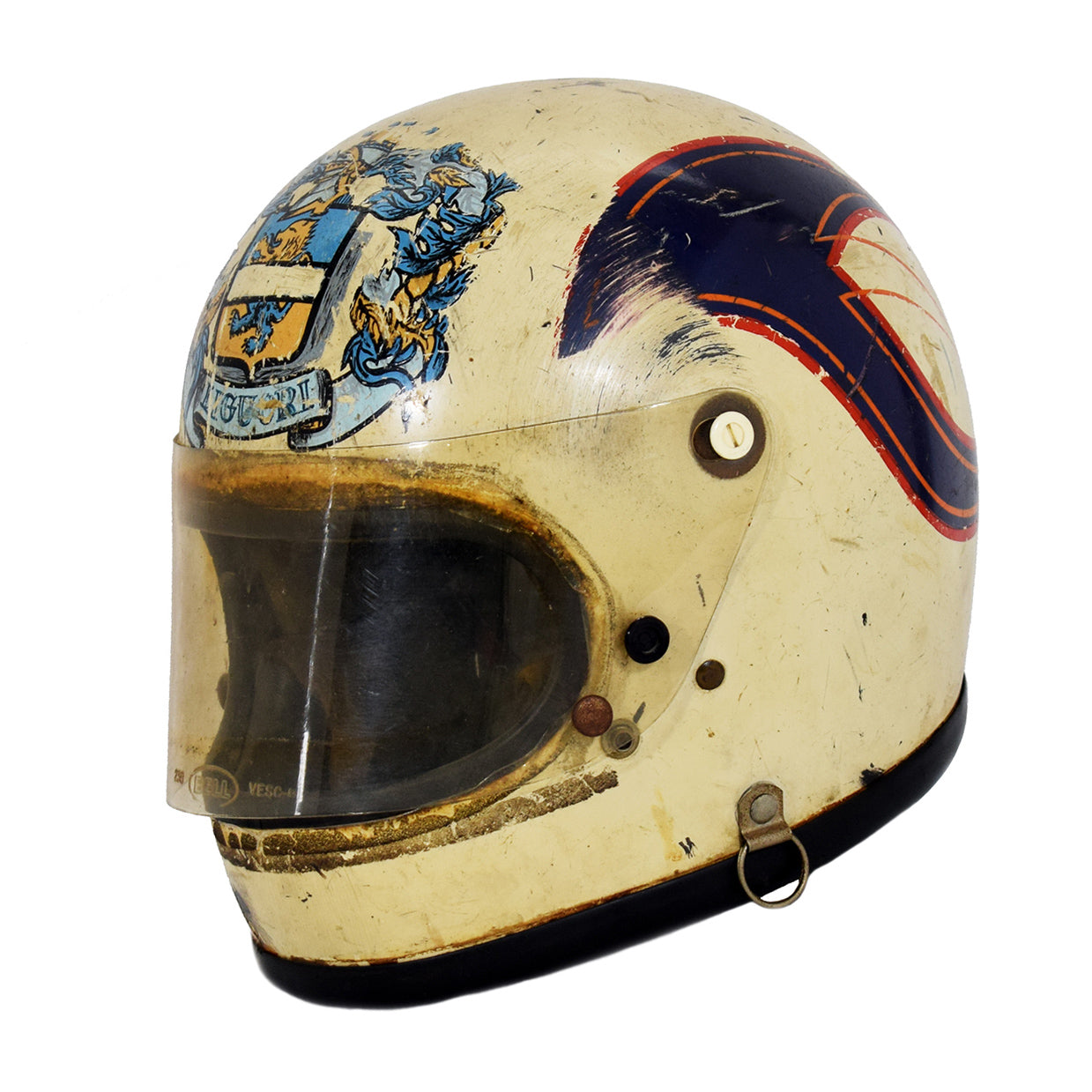 1970's Ralph Liguori Race Used Helmet