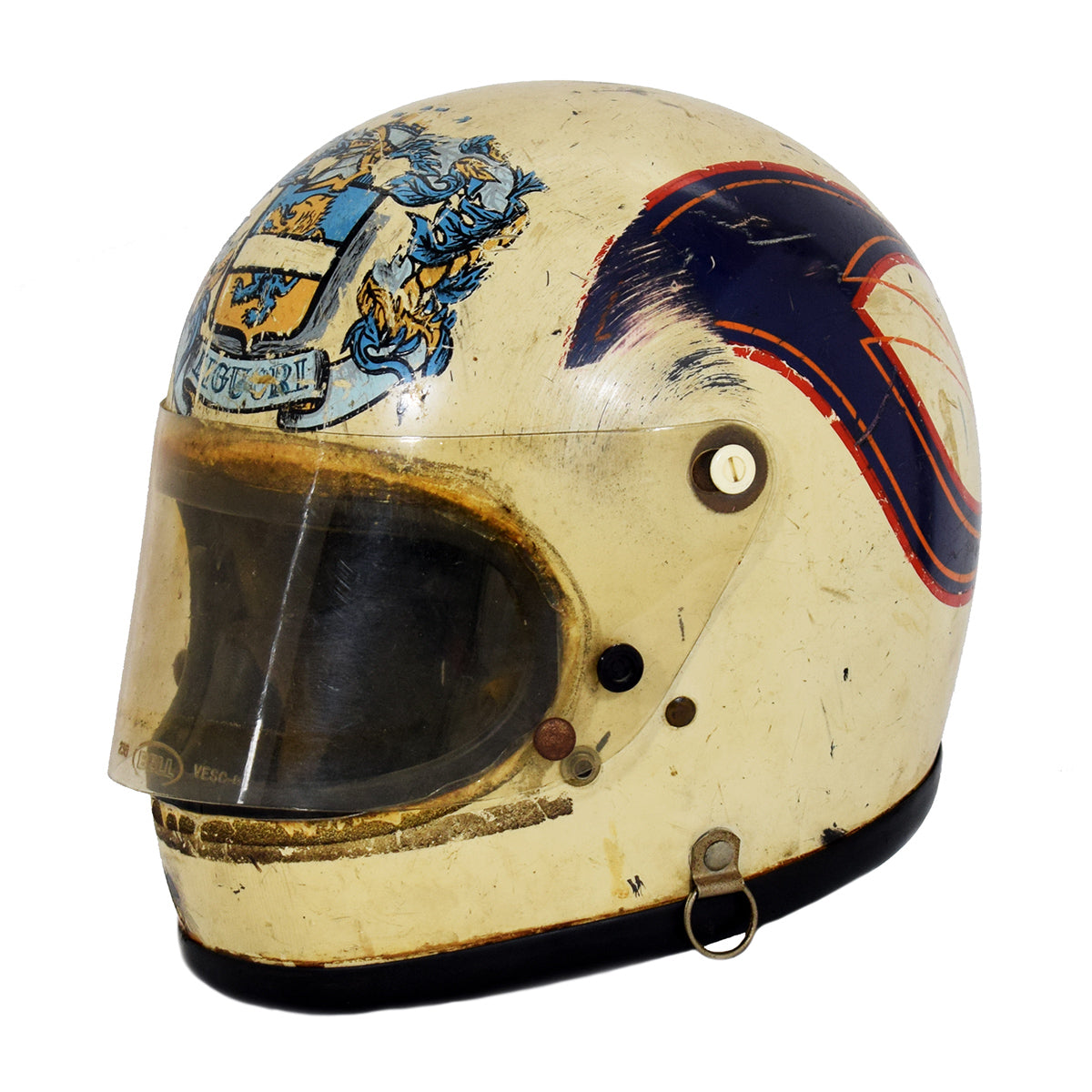 1970's Ralph Liguori Race Used Helmet