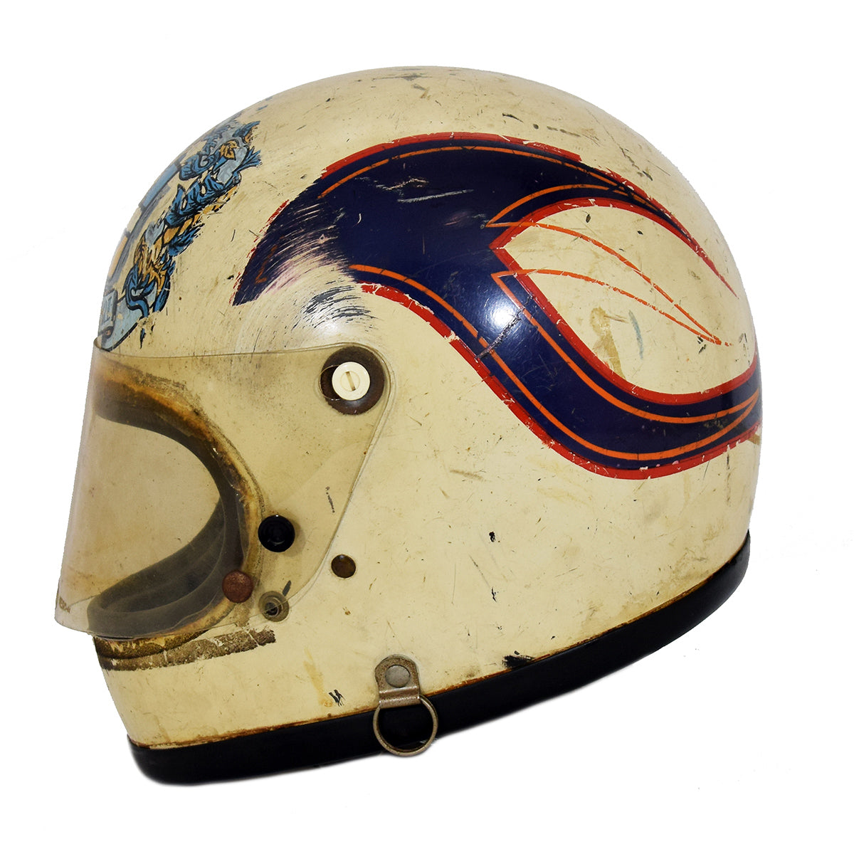 1970's Ralph Liguori Race Used Helmet