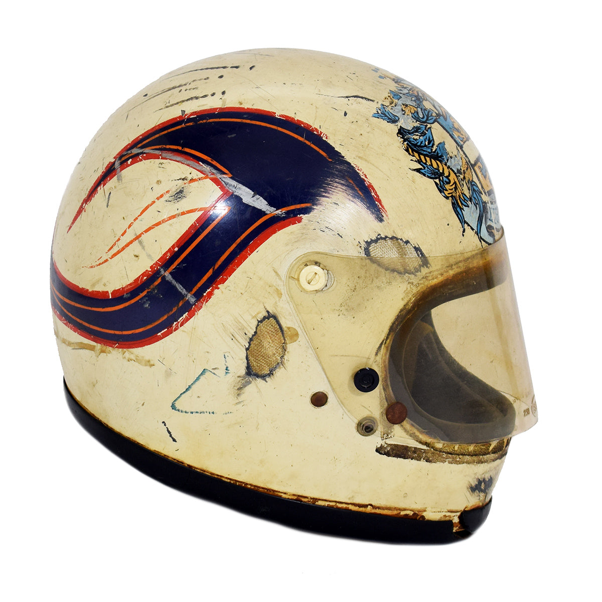 1970's Ralph Liguori Race Used Helmet