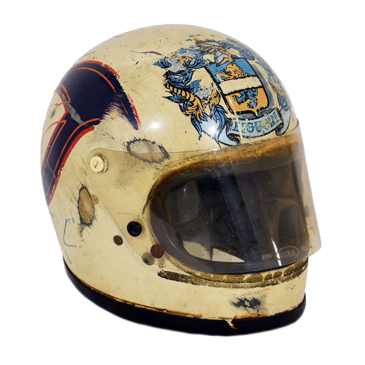 1970's Ralph Liguori Race Used Helmet