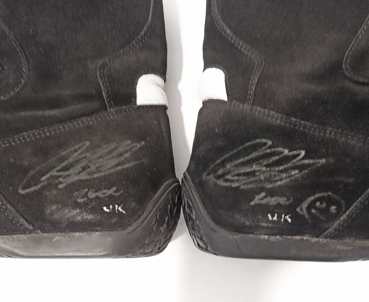 2000 Ralf Schumacher Signed Race Used Williams BMW Boots