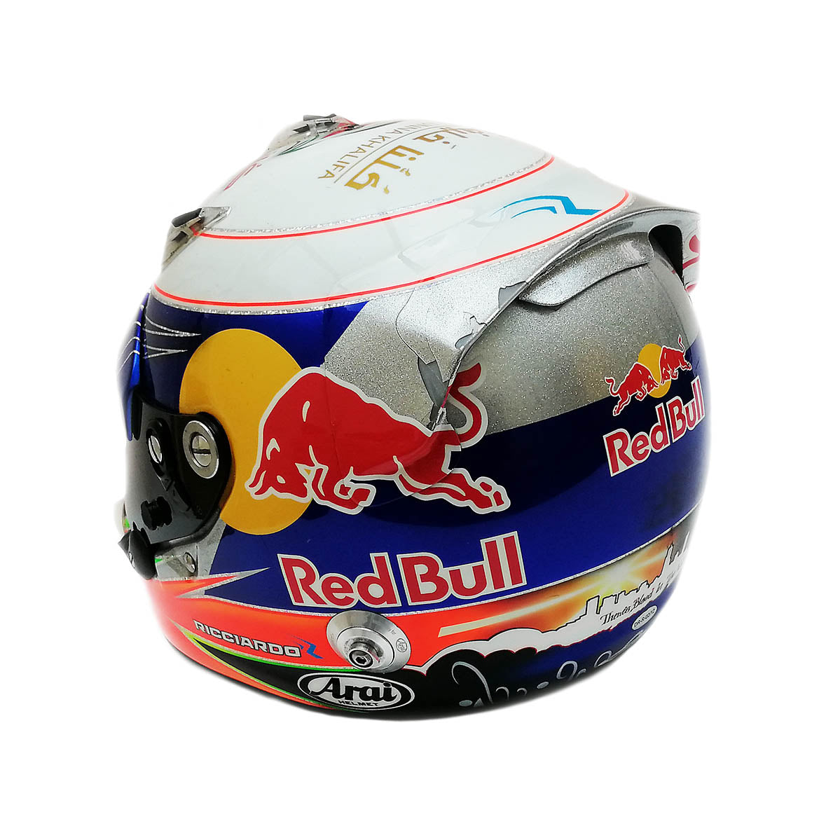 2012 Daniel Ricciardo Signed Race Used Toro Rosso Rookie F1 Helmet