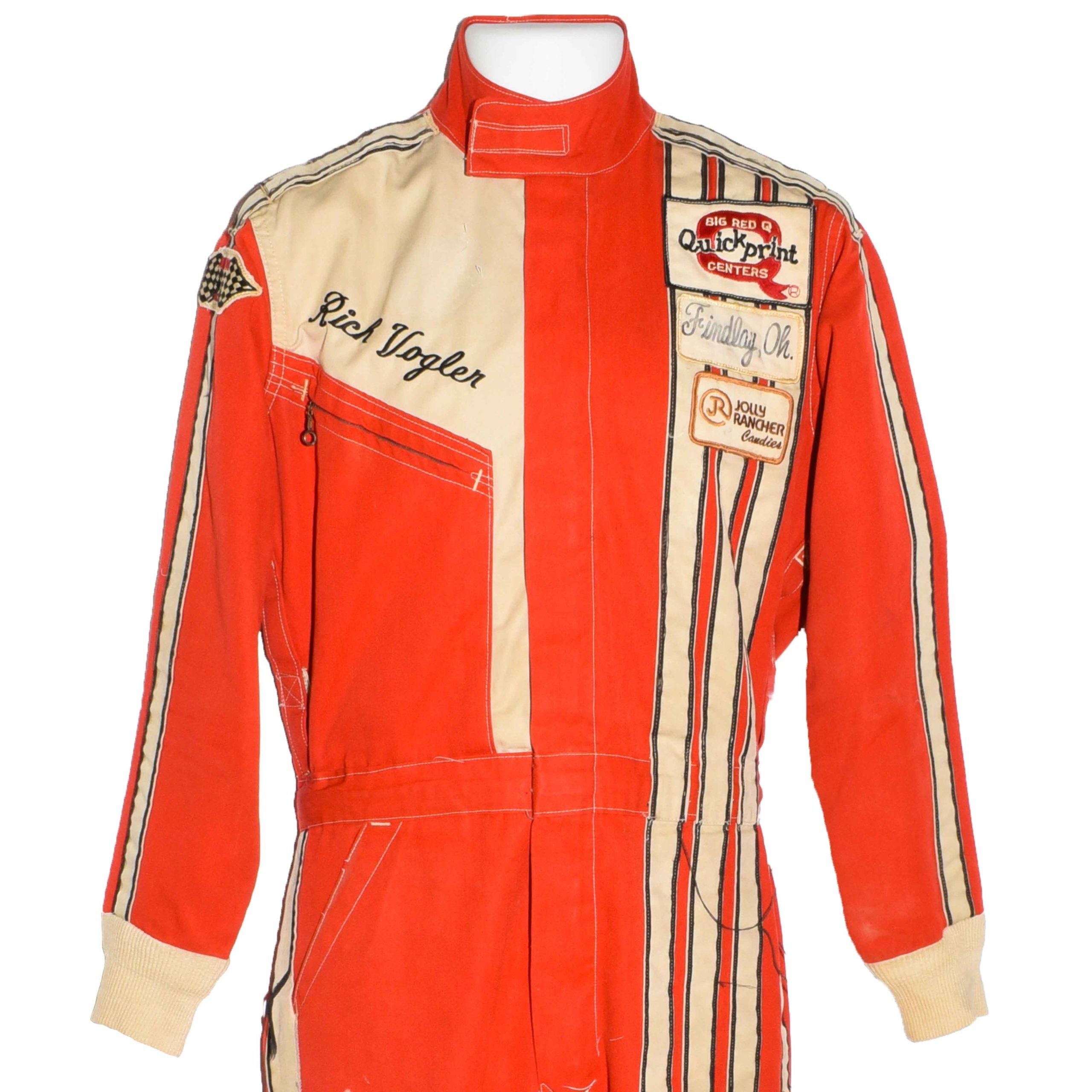 1981 Rich Vogler Race Used Hinchman Sprint Car Suit