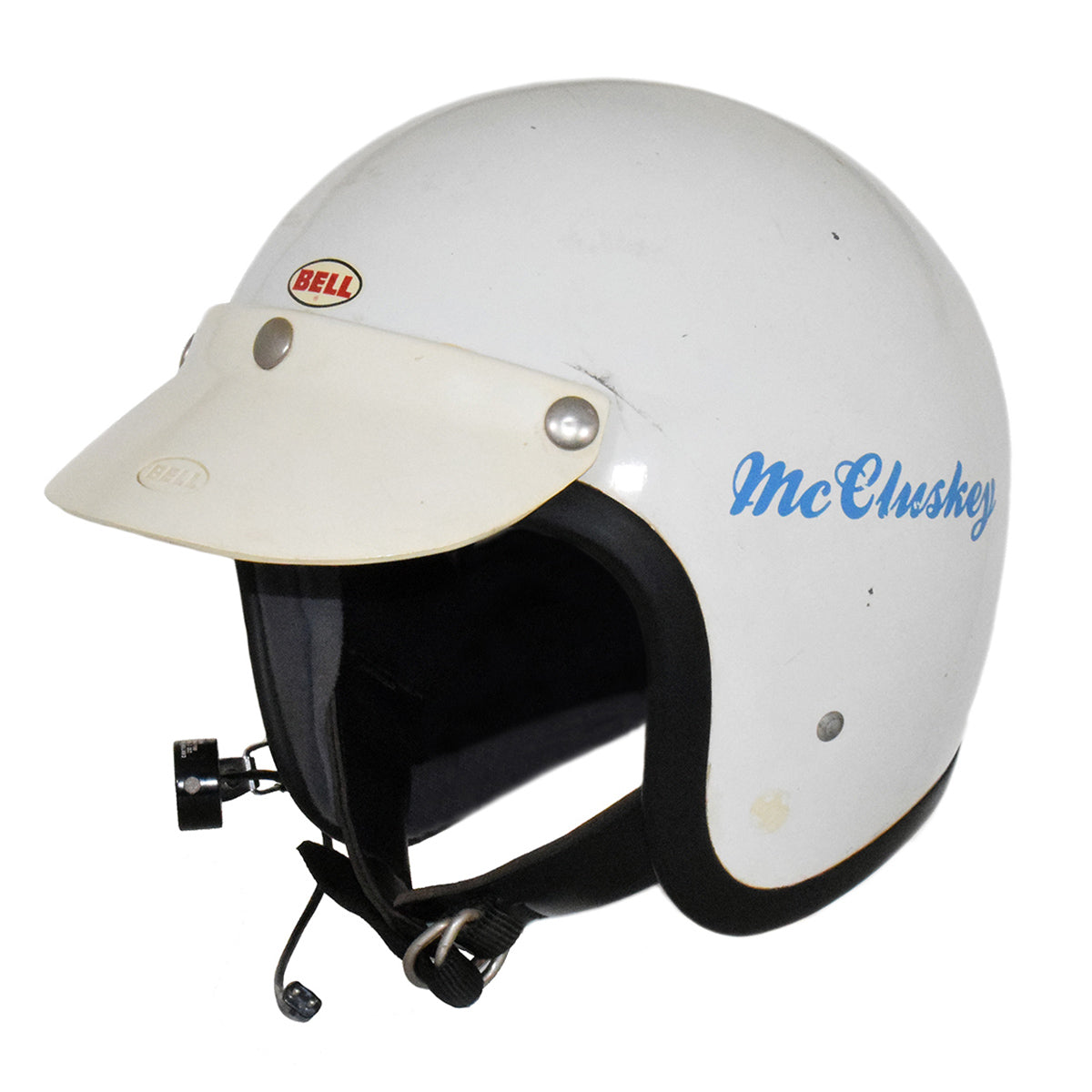1969 motorcycle helmet Sir Jackie Stewart | The manufacturer Automobilist wants to use it to commemorate the most successful drivers in Formula 1 history title AGV X3000 - 1969