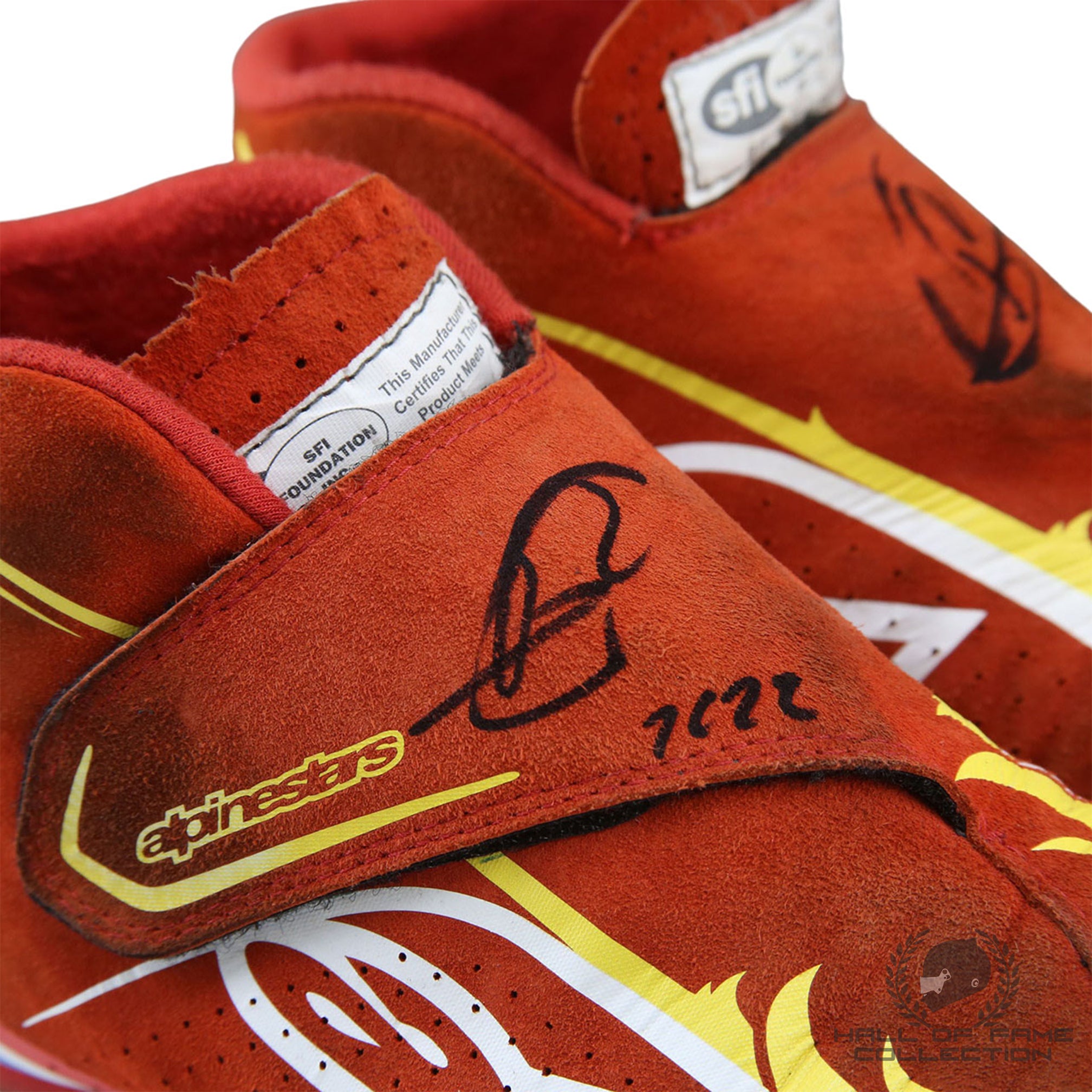 2022 Romain Grosjean Signed Race Used Andretti Autosport Boots