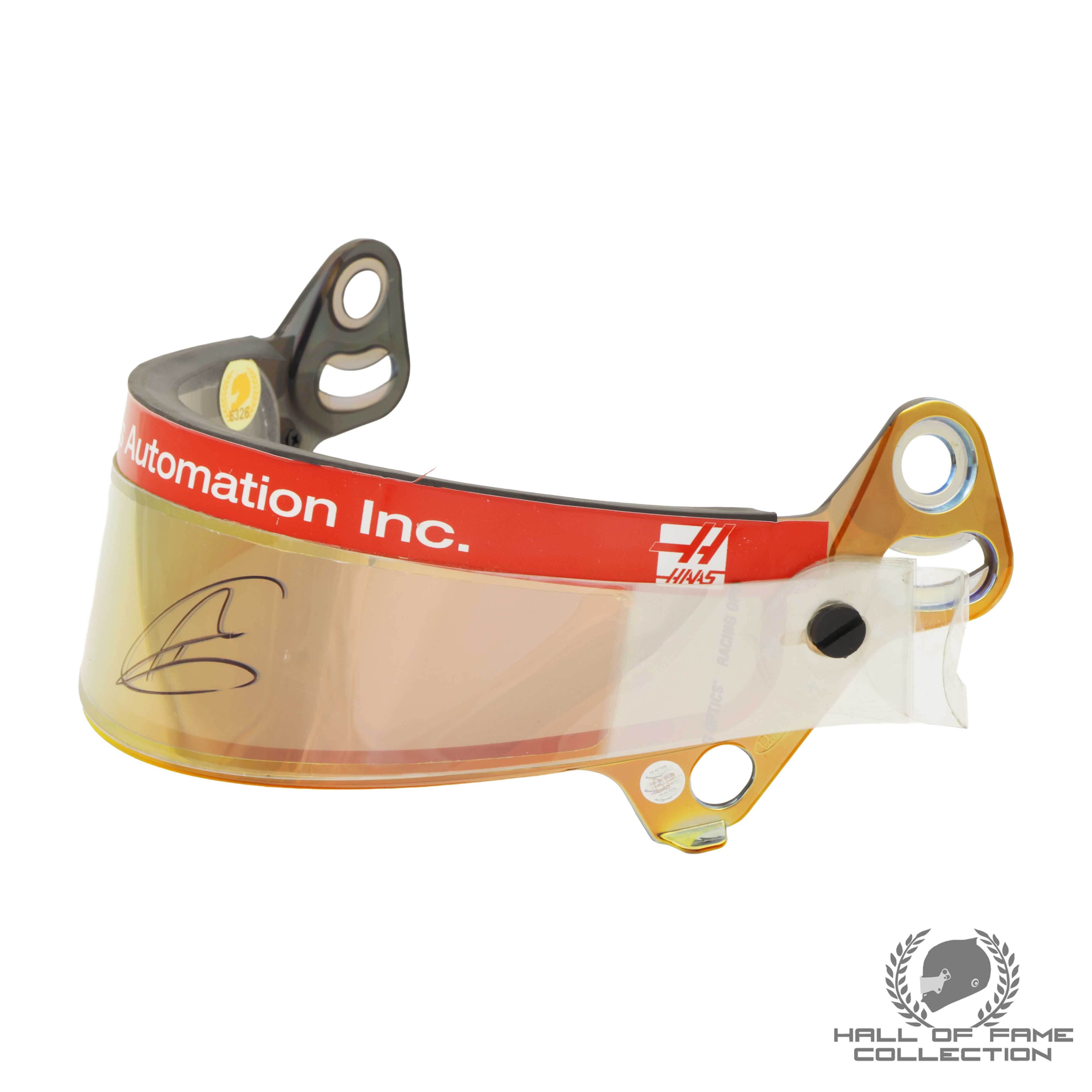 Romain Grosjean Signed Original Haas F1 Visor