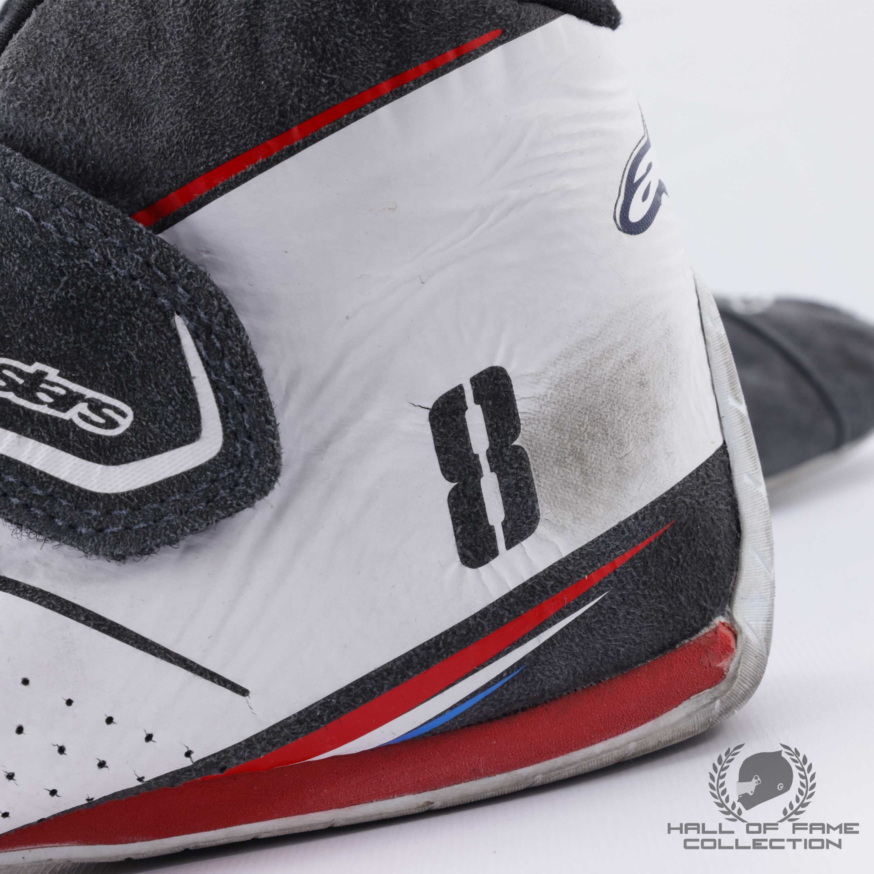 2018 Romain Grosjean Race Used Haas F1 Boots