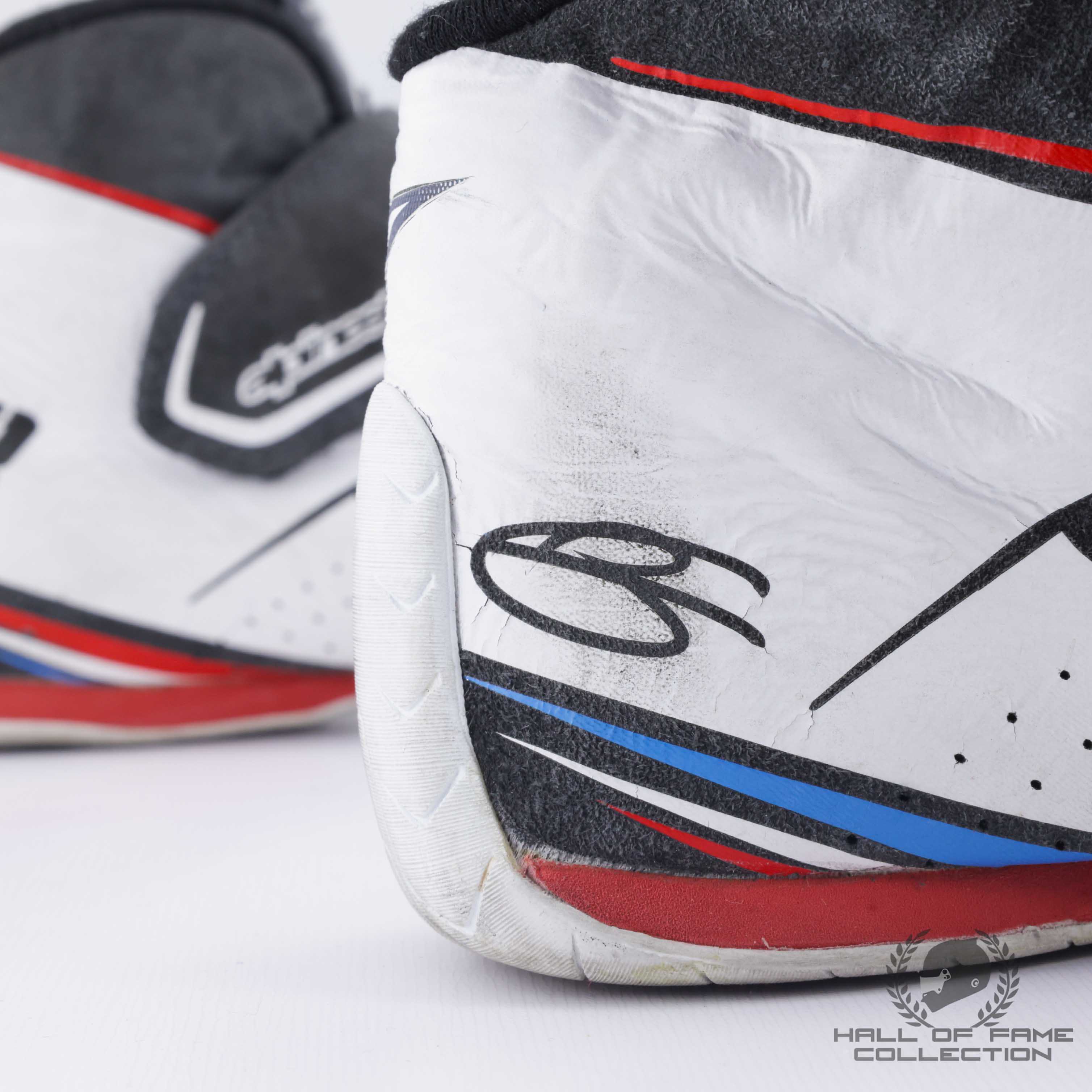 2018 Romain Grosjean Race Used Haas F1 Boots