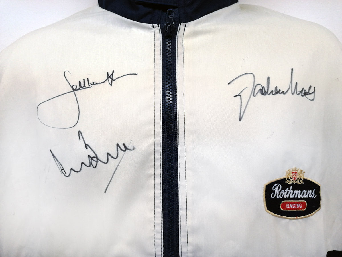 1982 Ickx Bell Mass Rothmans Porsche Signed Le Mans Original Team Issue Driver Jacket