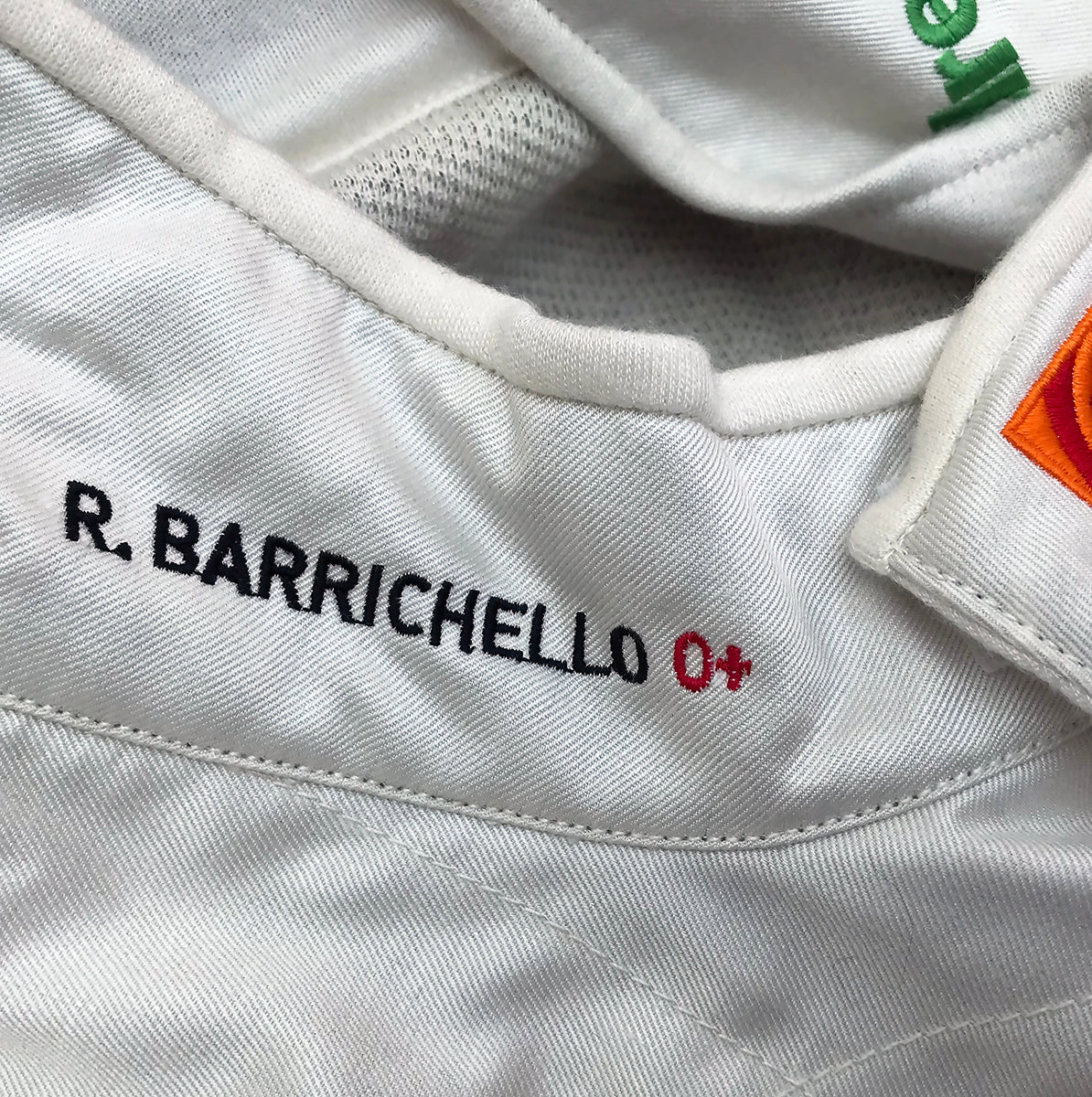 2008 Rubens Barrichello Race Used Honda Racing 'Spanish GP' Suit