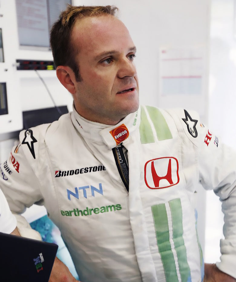 2008 Rubens Barrichello Race Used Honda Racing 'Spanish GP' Suit