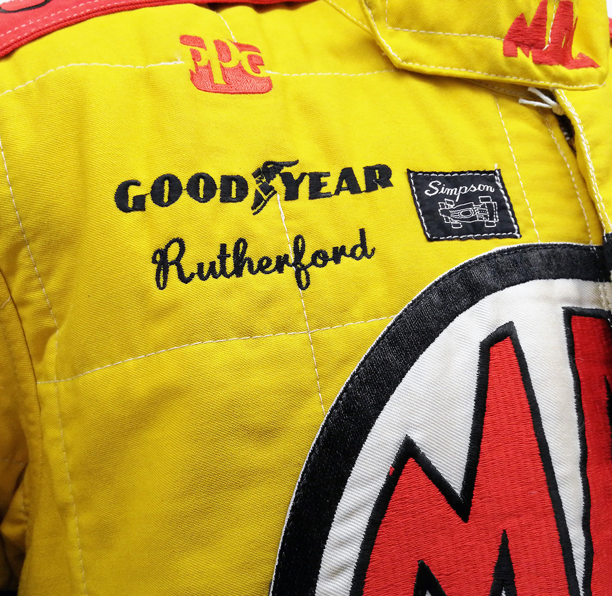 1988 Johnny Rutherford Signed Indy 500 King Racing Race Worn Suit