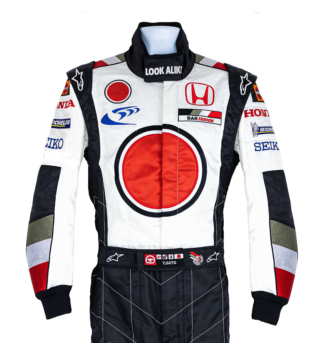 2005 Takuma Sato Lucky Strike Honda British American Racing Race Used Suit