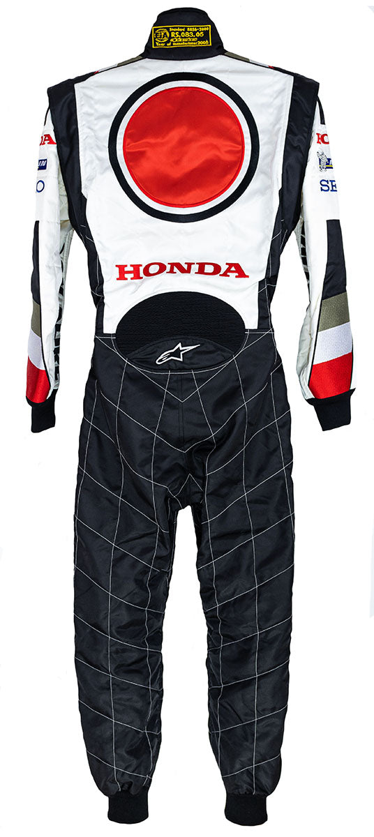 2005 Takuma Sato Lucky Strike Honda British American Racing Race Used Suit