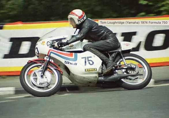 1974 Tom Loughridge 25th Place Bronze Classic Isle of Man TT Trophy