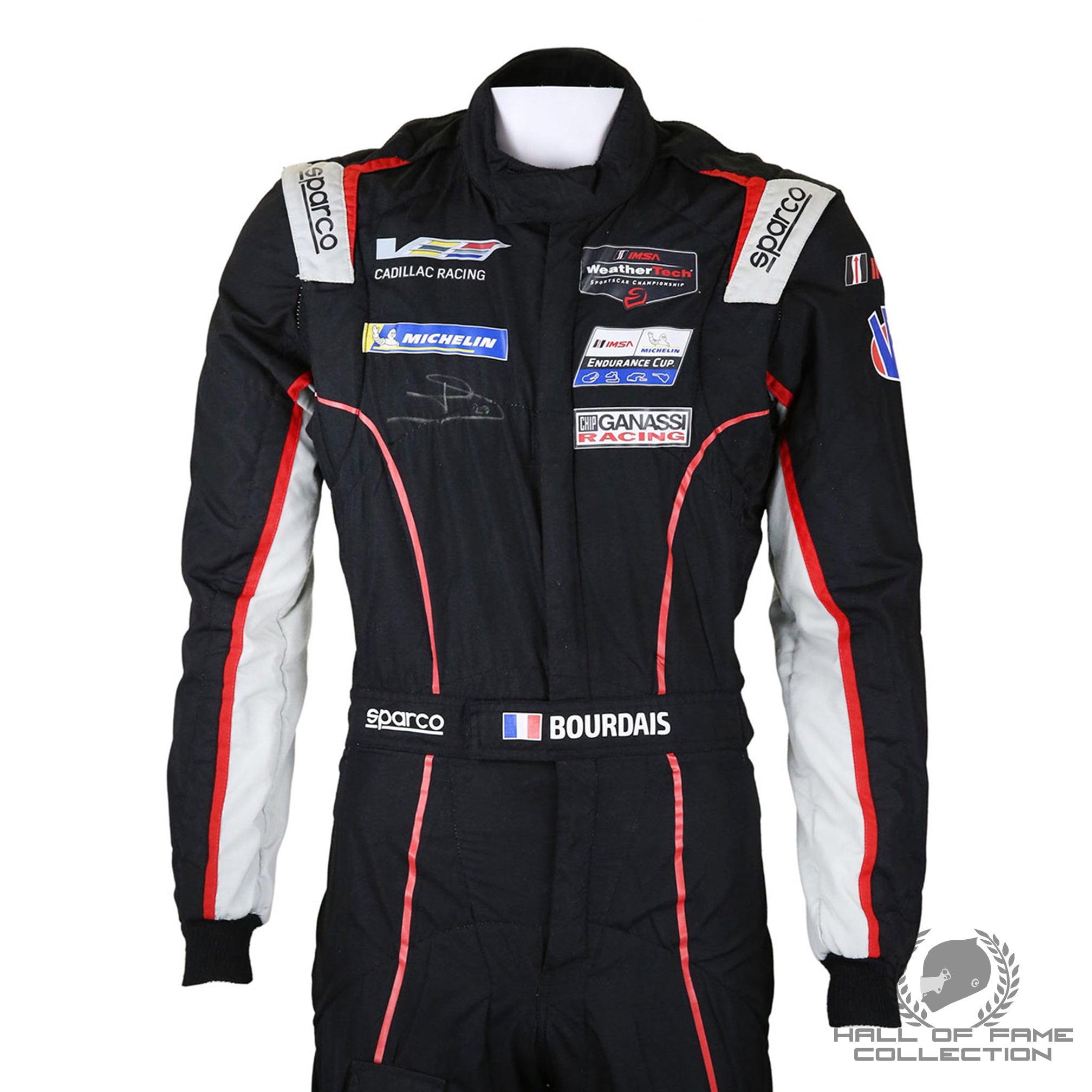 2022 Sebastien Bourdais Signed Race Used Cadillac Racing Sportscar Suit