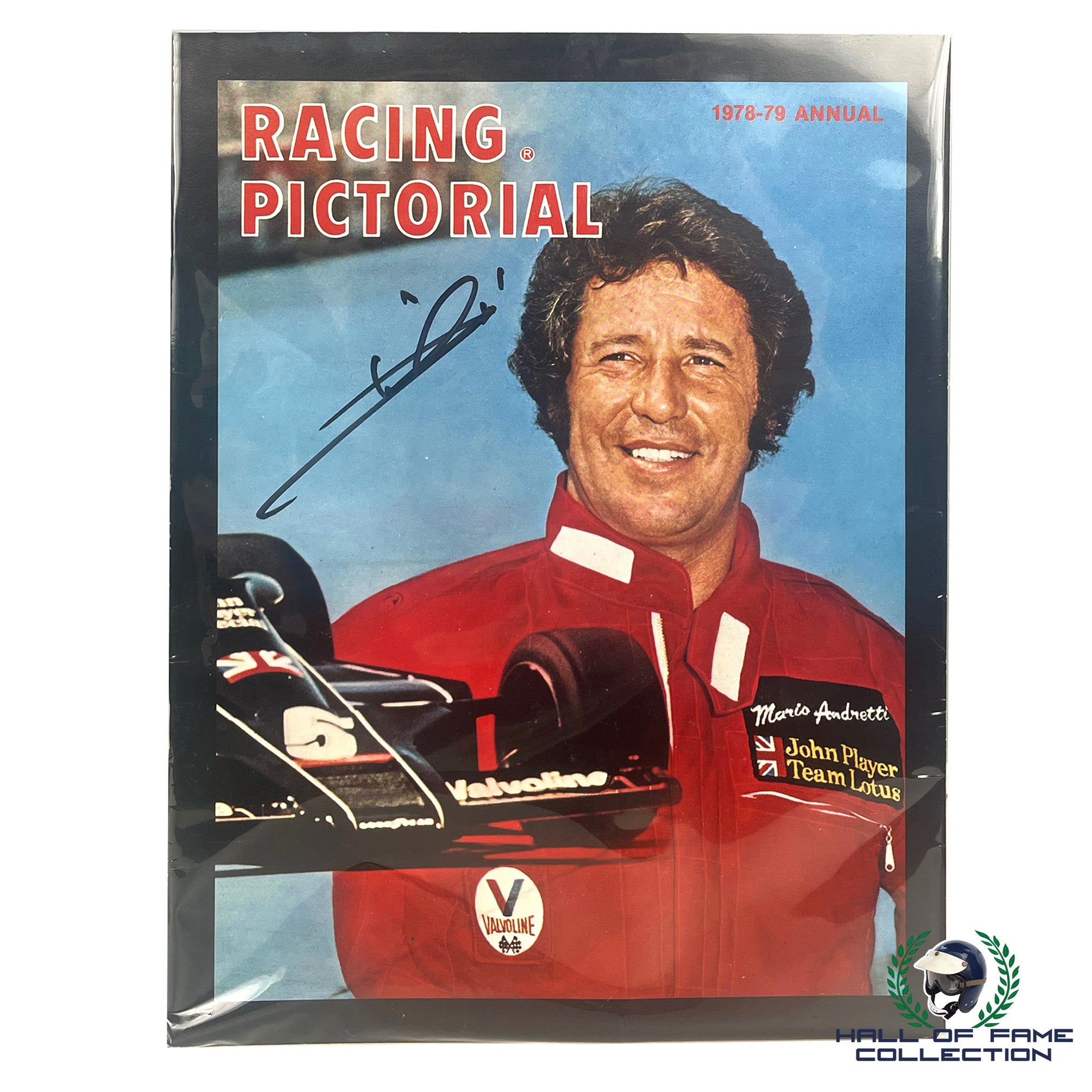 1978 Mario Andretti Signed F1 World Champion Racing Pictorial