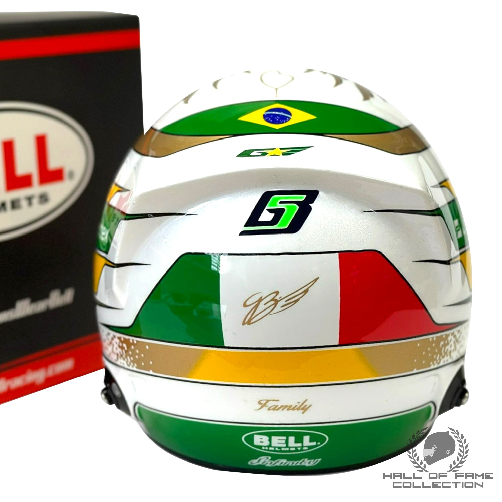 2025 Gabriel Bortoleto Signed Monza GP Sauber 1:2 F1 Helmet