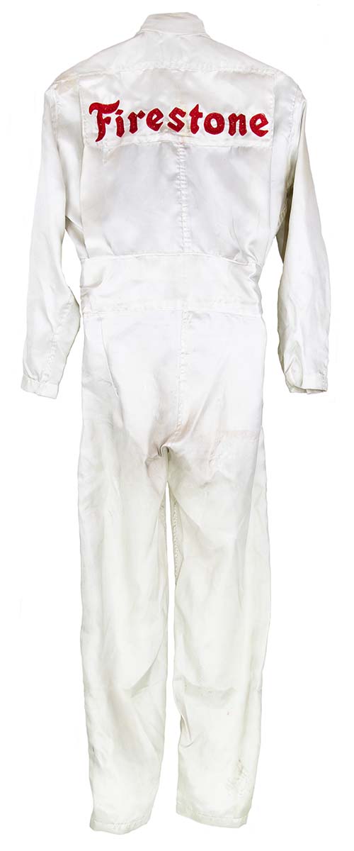 1966 Jackie Stewart Used Mecom Racing Indy 500 Suit